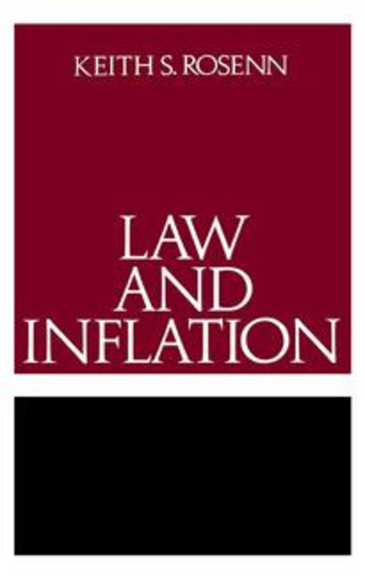 Cover image for Law and Inflation ISBN 9781512809022