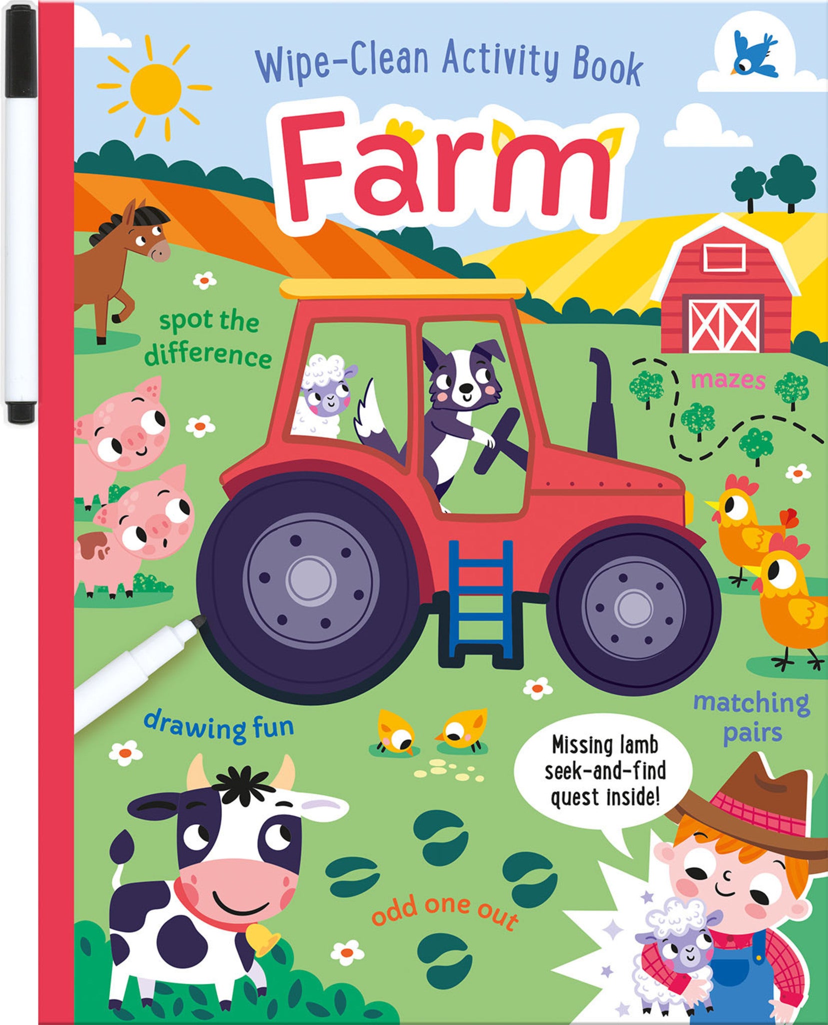 Farm Wipe-Clean Activity Book