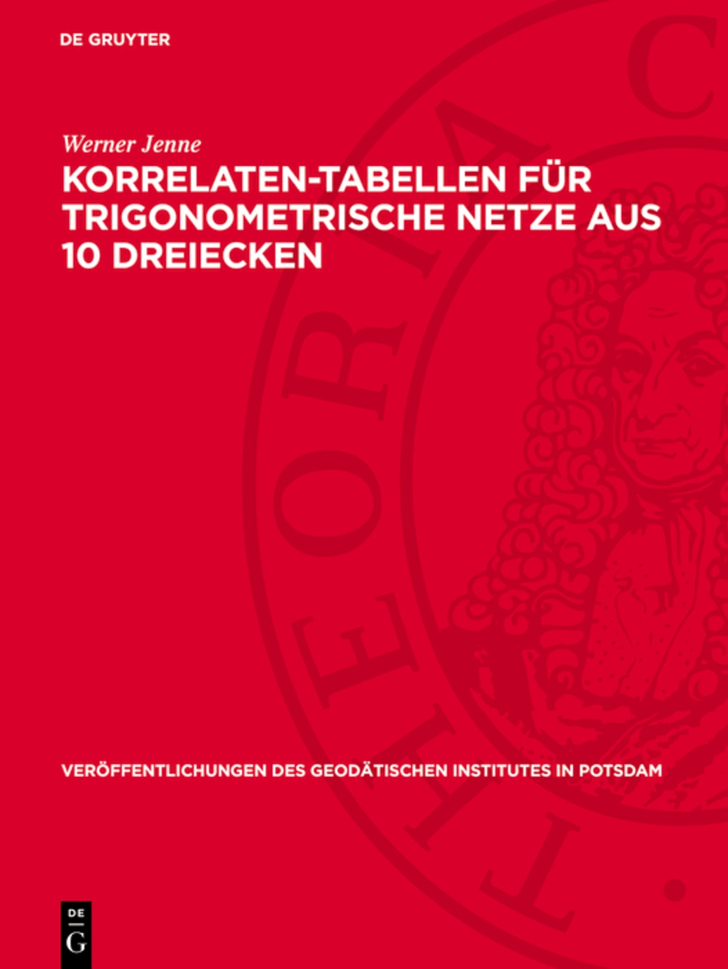 Korrelaten-Tabellen für trigonometrische Netze aus 10 Dreiecken