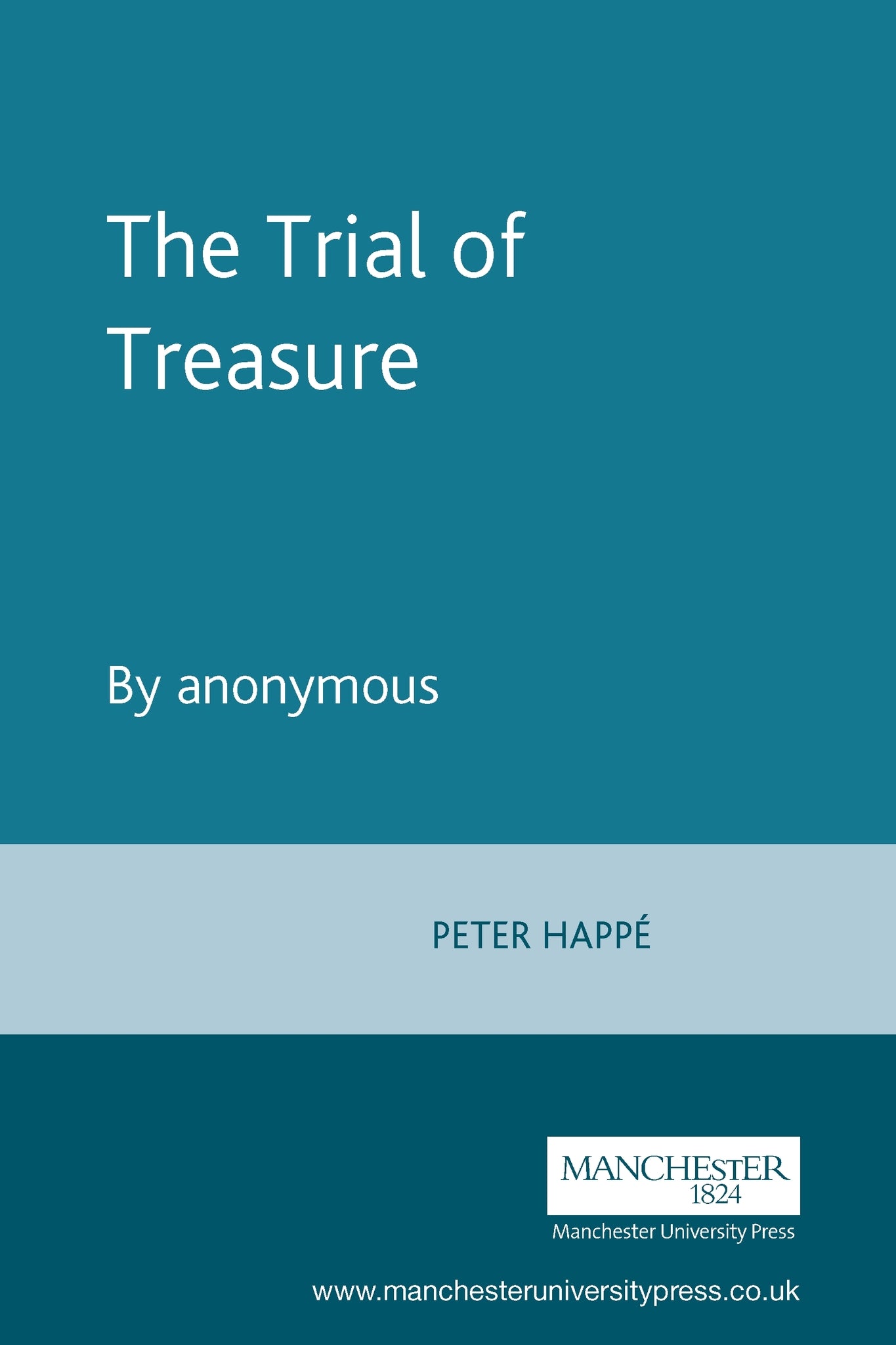 Cover image for The Trial of Treasure ISBN 9780719080968