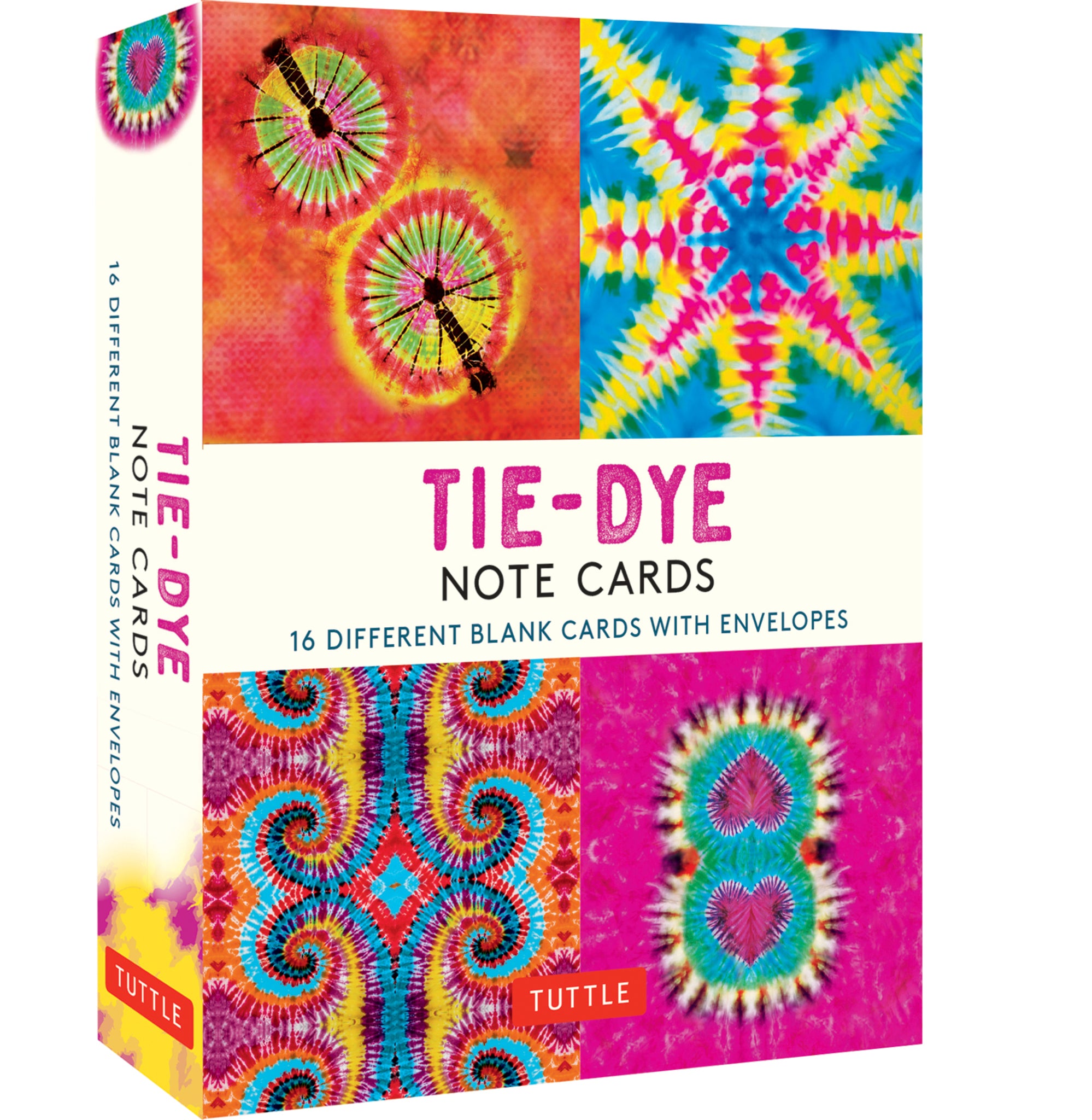 Cover image for Tie-Dye, 16 Note Cards ISBN 9780804853590