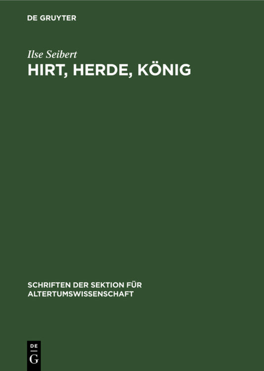 Hirt, Herde, König