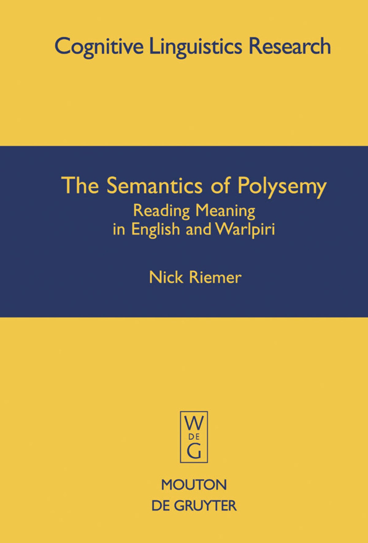 Cover image for The Semantics of Polysemy ISBN 9783110183979