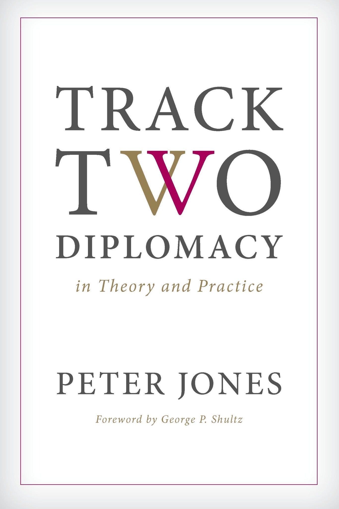 Track Two Diplomacy in Theory and Practice