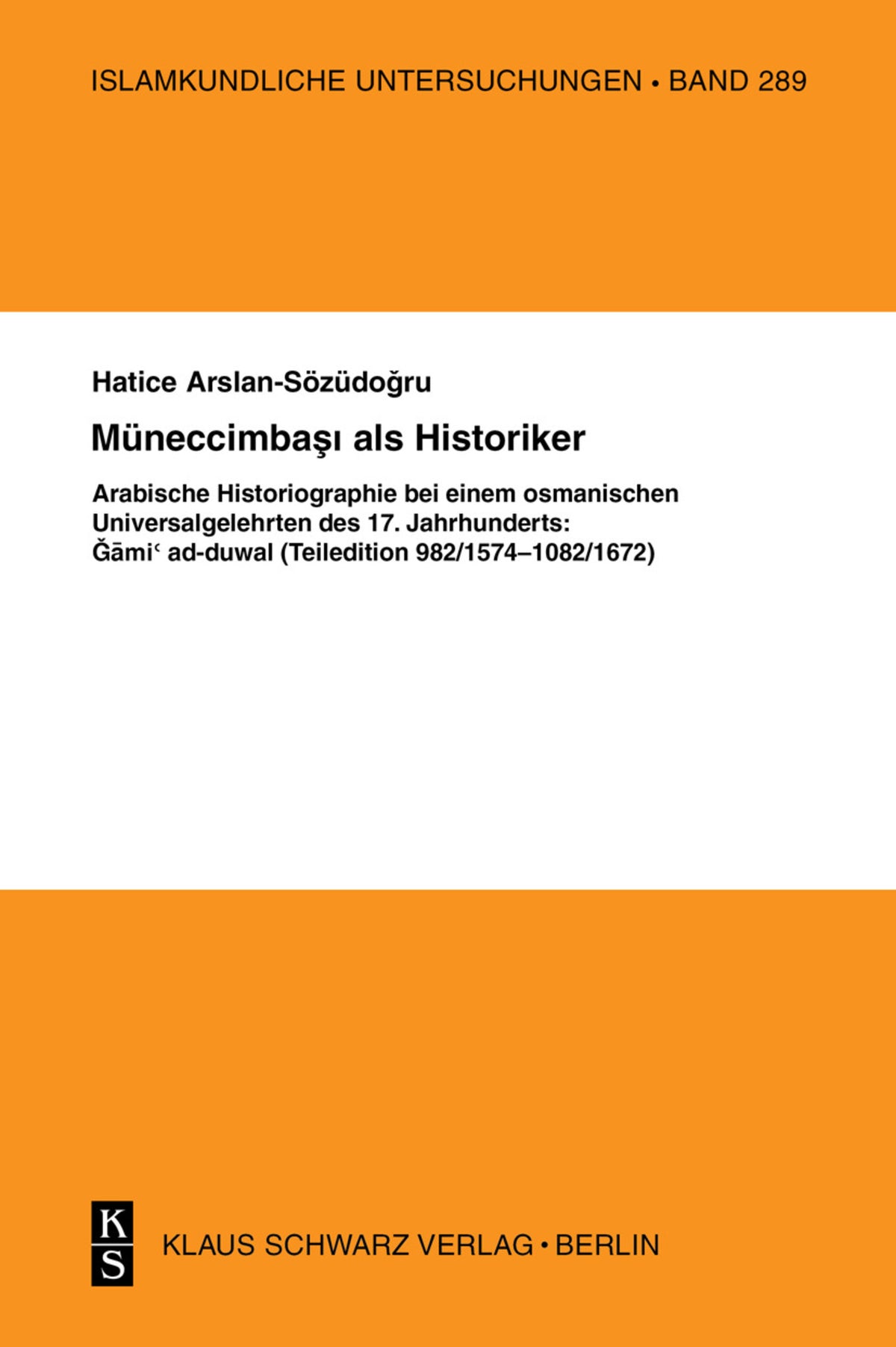 Cover image for Müneccimbasi als Historiker ISBN 9783879973637