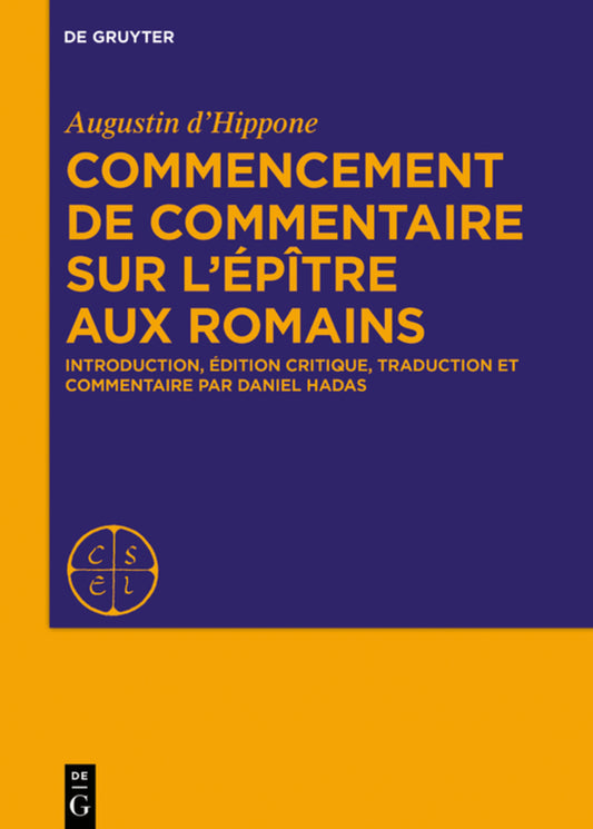 Commencement de commentaire sur l’épître aux Romains