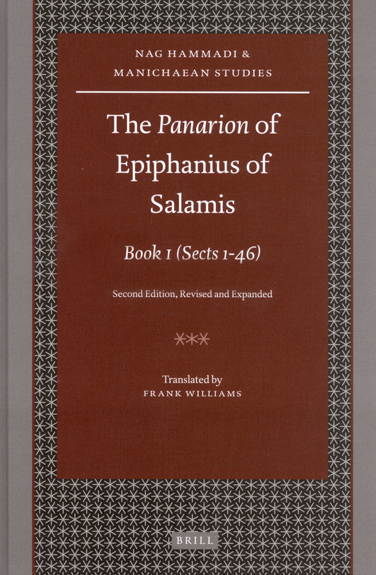 The Panarion of Epiphanius of Salamis: Book I