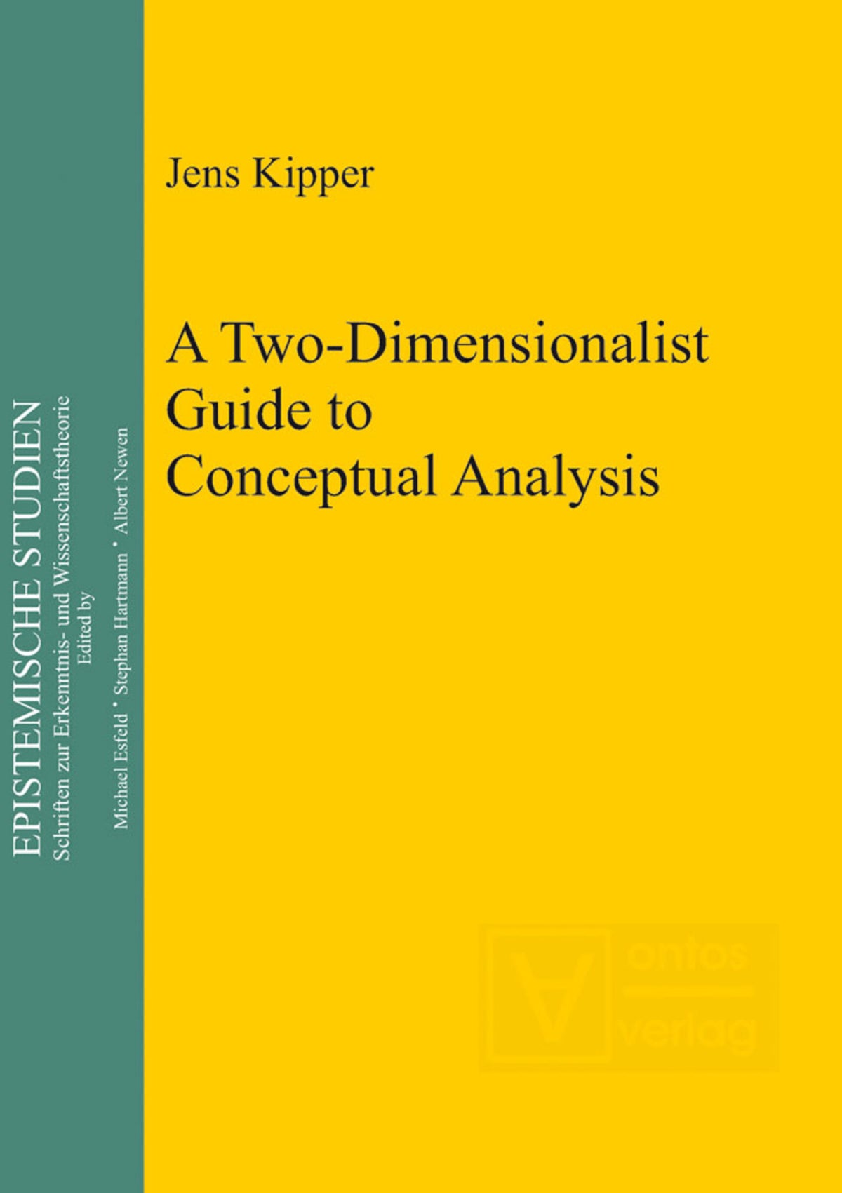 Cover image for A Two-Dimensionalist Guide to Conceptual Analysis ISBN 9783110322293