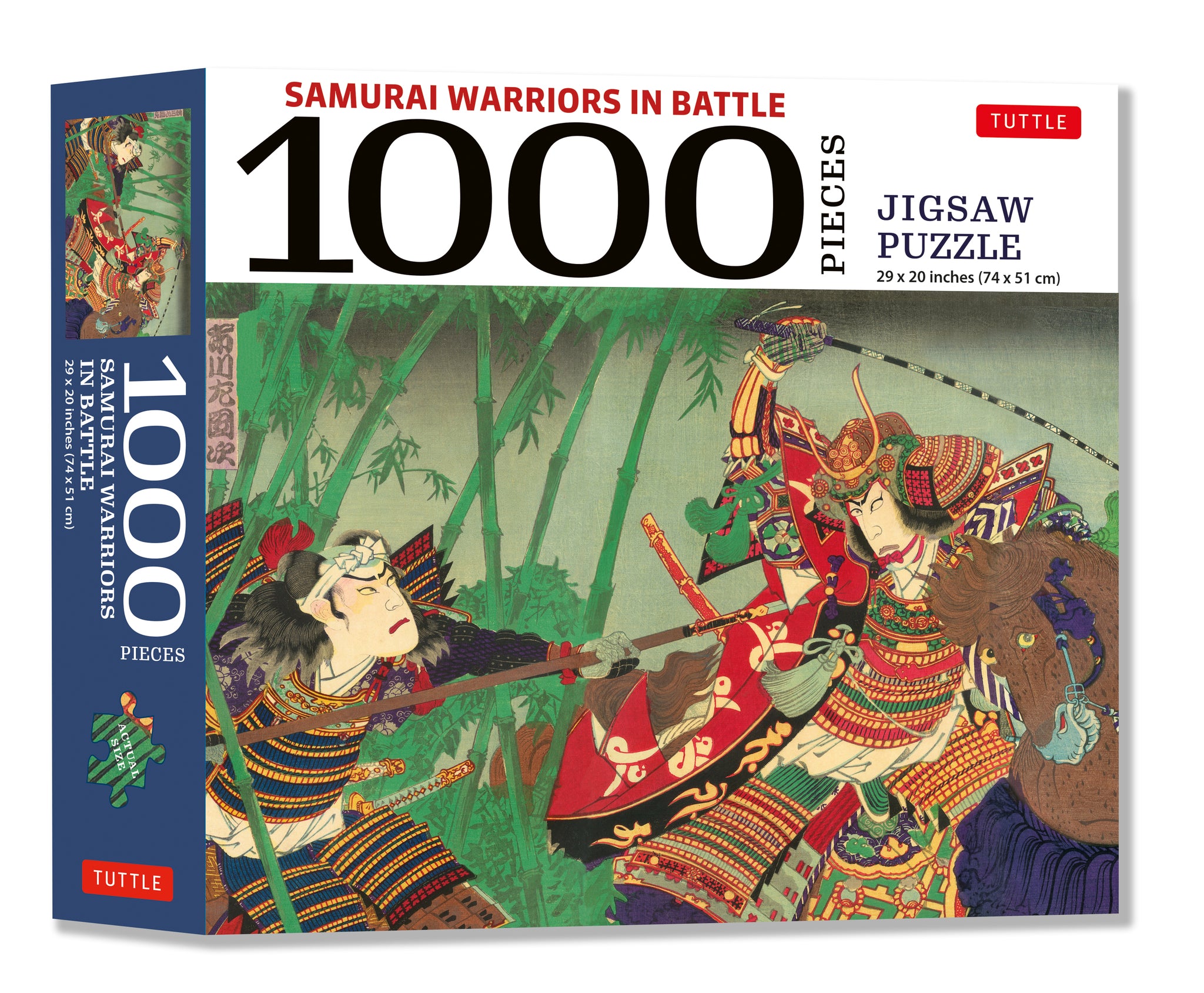 Cover image for Samurai Warriors in Battle- 1000 Piece Jigsaw Puzzle ISBN 9780804856140