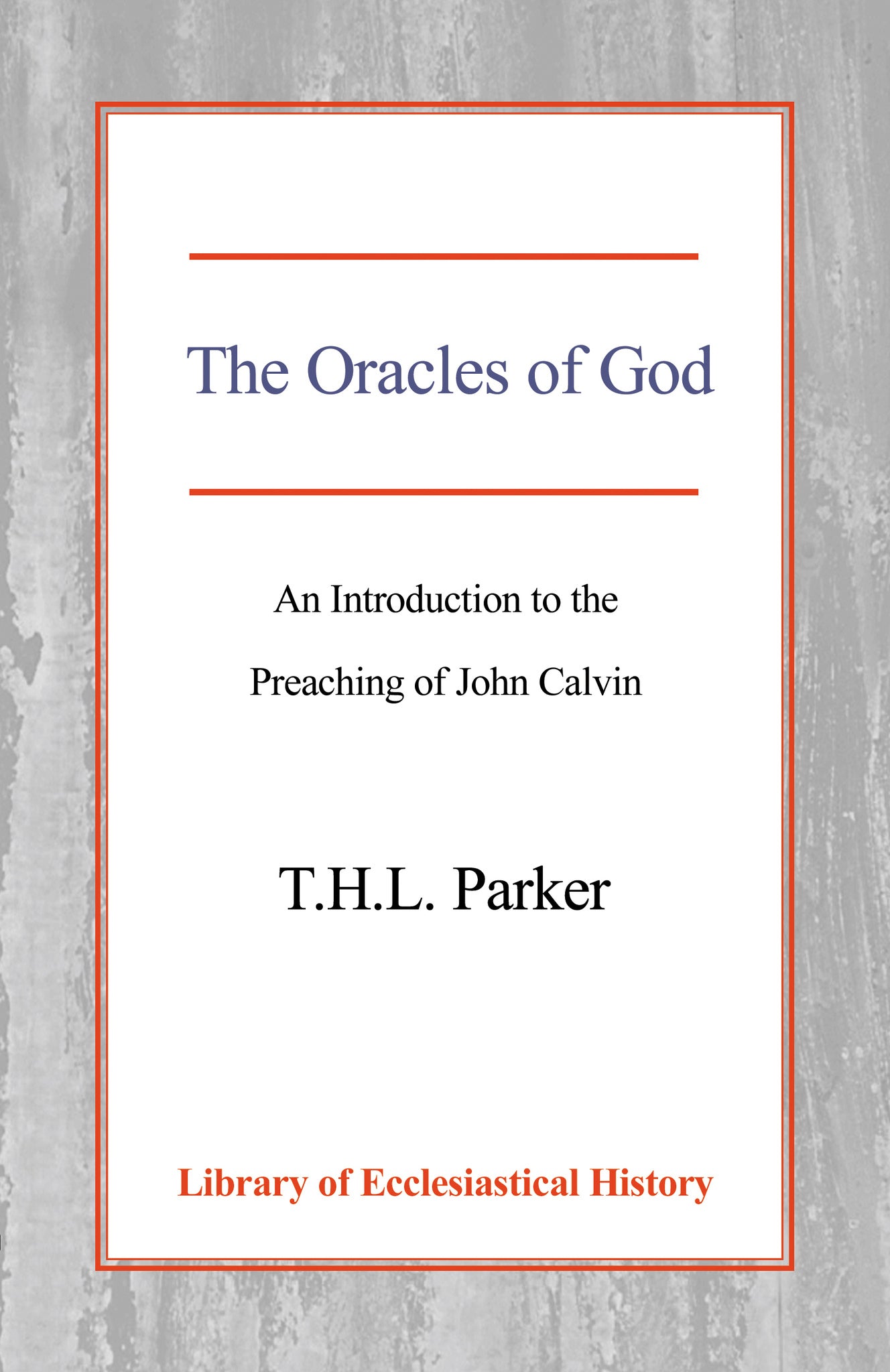 The Oracles of God