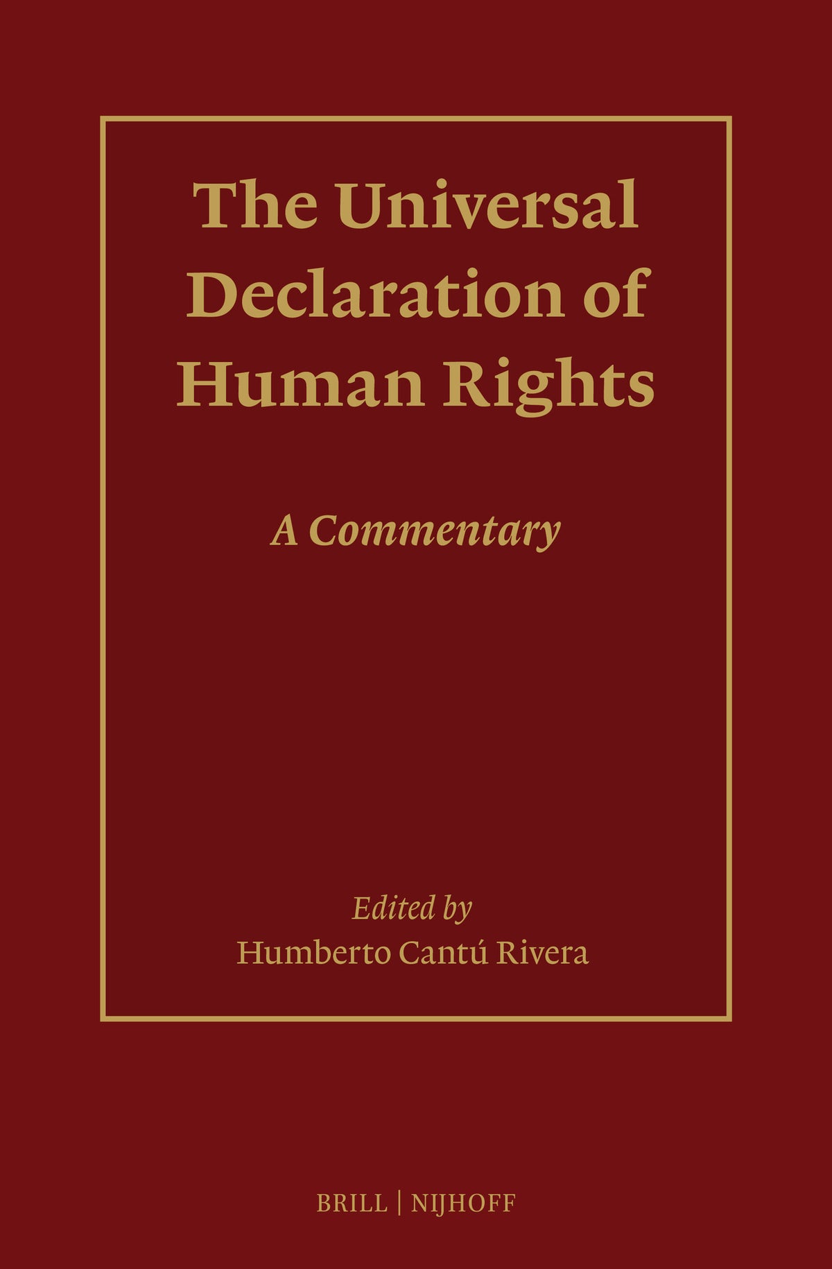 Cover image for The Universal Declaration of Human Rights ISBN 9789004365124