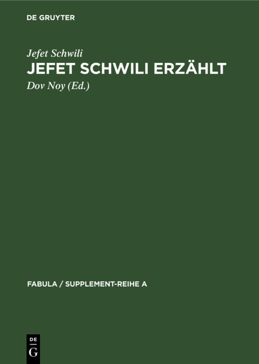 Jefet Schwili erzählt