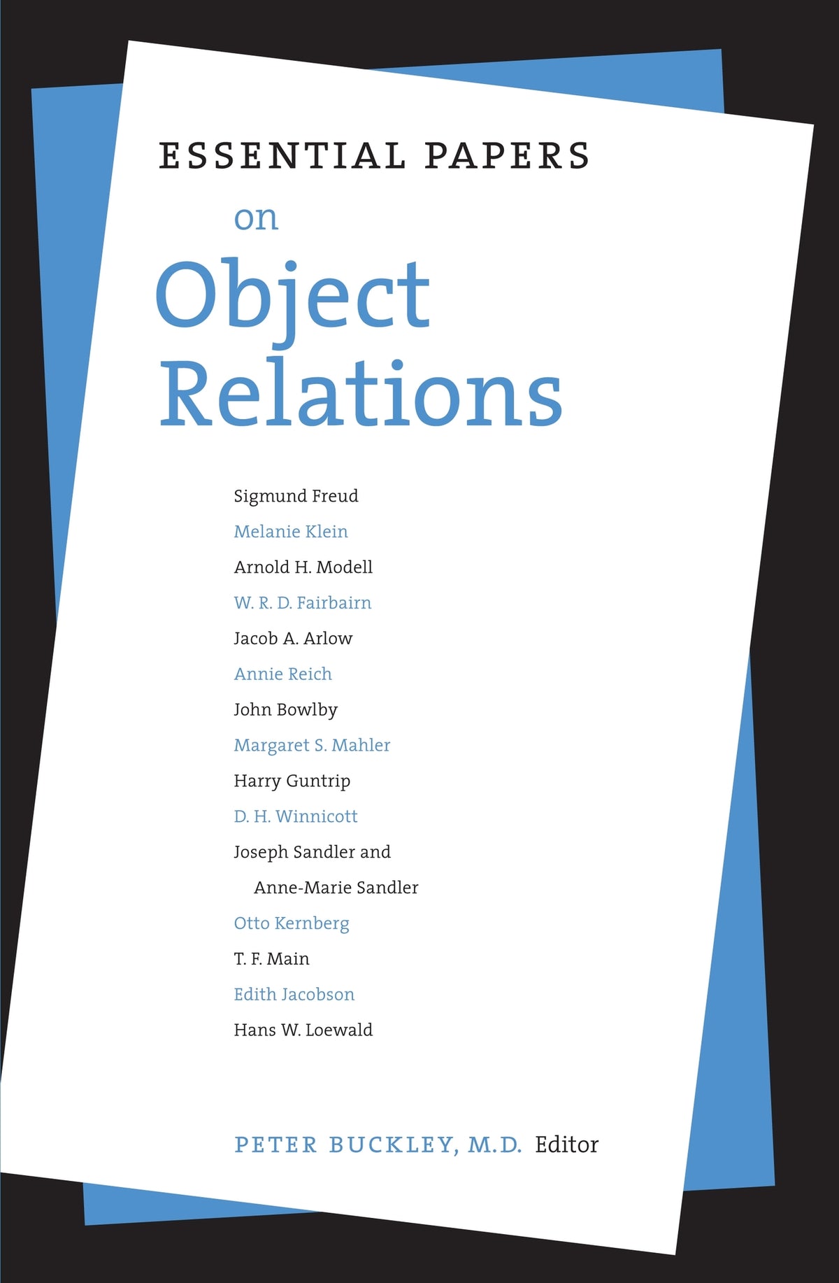 Cover image for Essential Papers on Object Relations ISBN 9780814710807