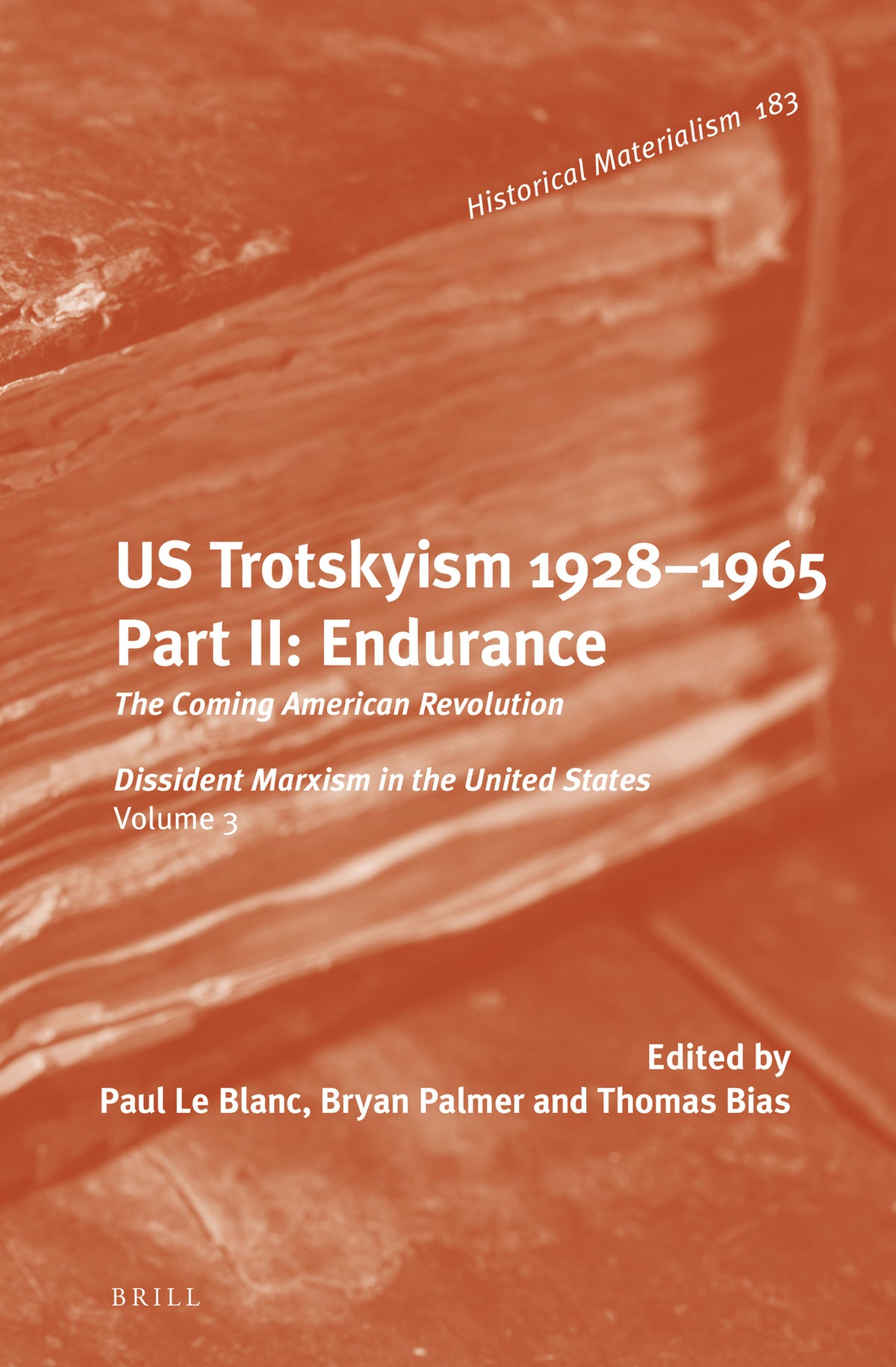 Cover image for U.S. Trotskyism 1928-1965. Part II: Endurance ISBN 9789004224452