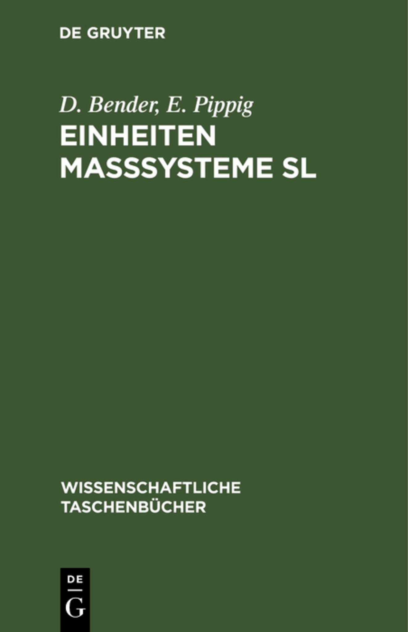 Einheiten Maßsysteme Sl