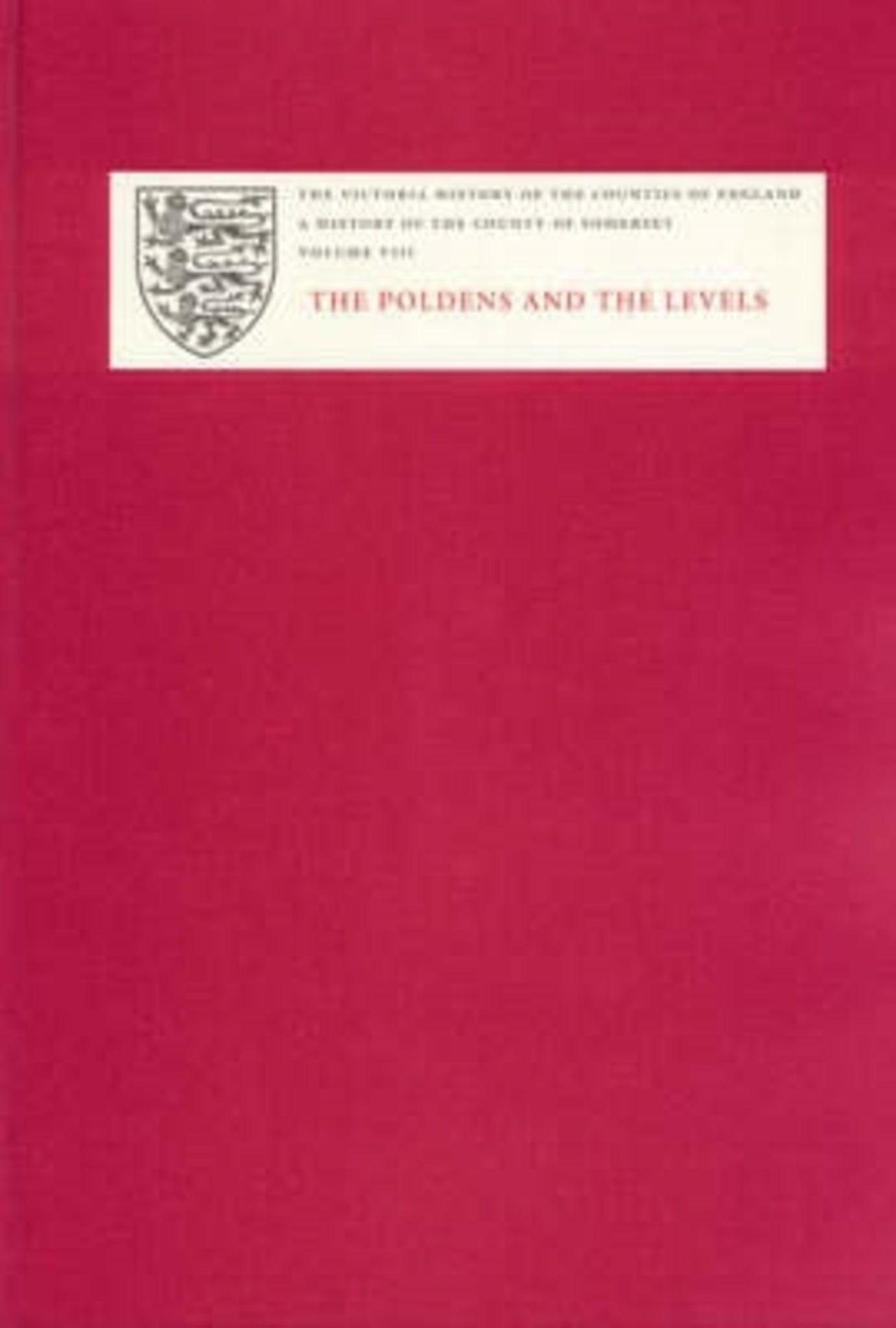 Cover image for A History of the County of Somerset ISBN 9781904356332