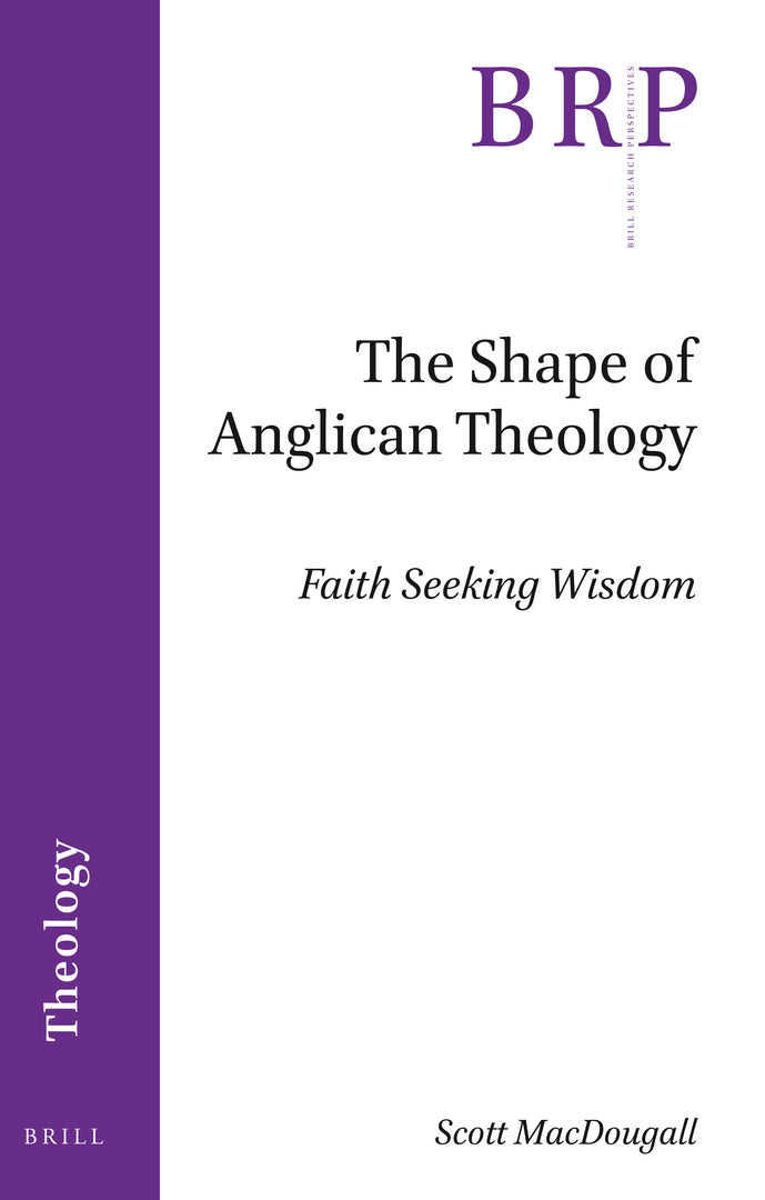 Cover image for The Shape of Anglican Theology ISBN 9789004517851
