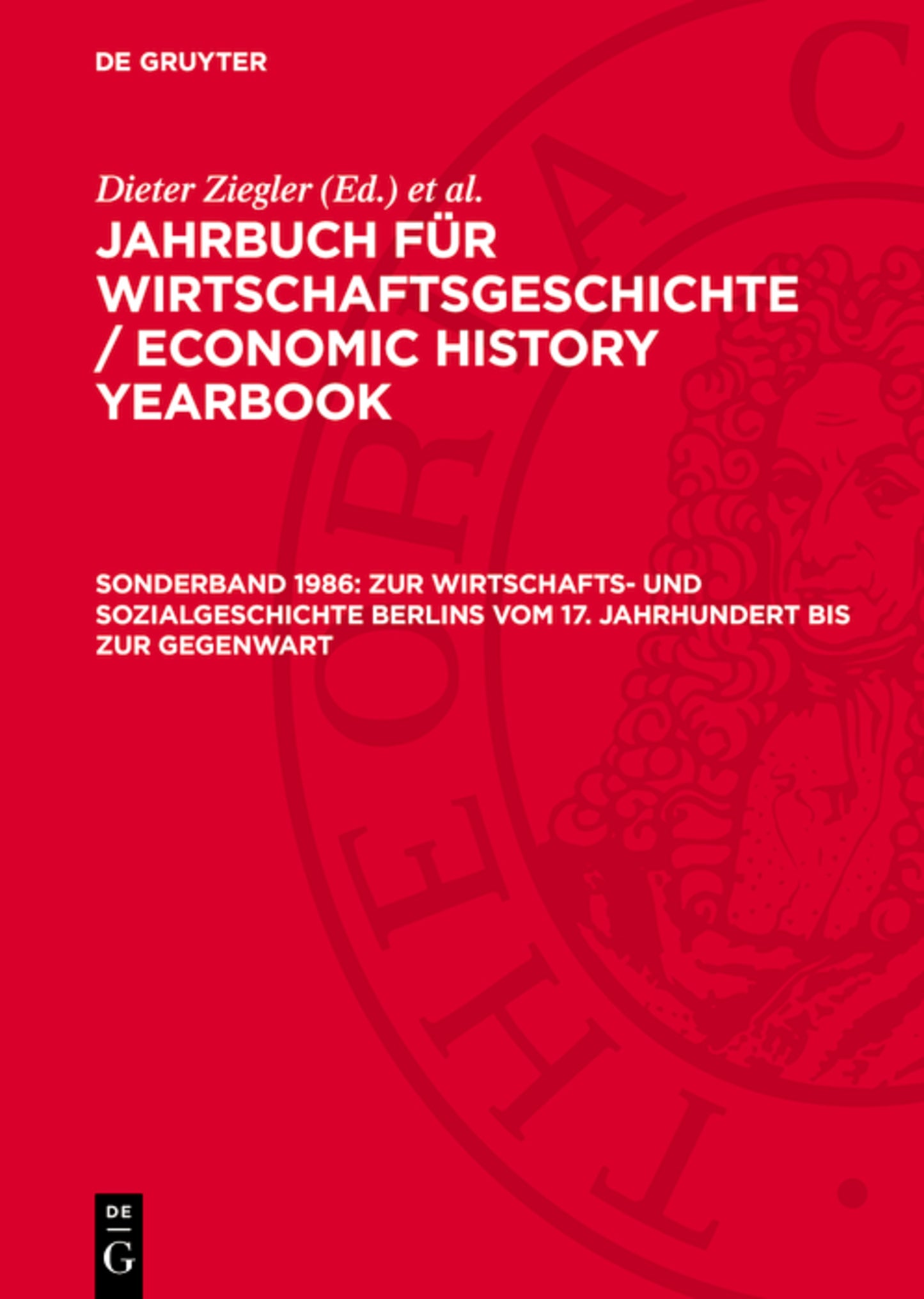 Zur Wirtschafts- und Sozialgeschichte Berlins vom 17. Jahrhundert bis zur Gegenwart