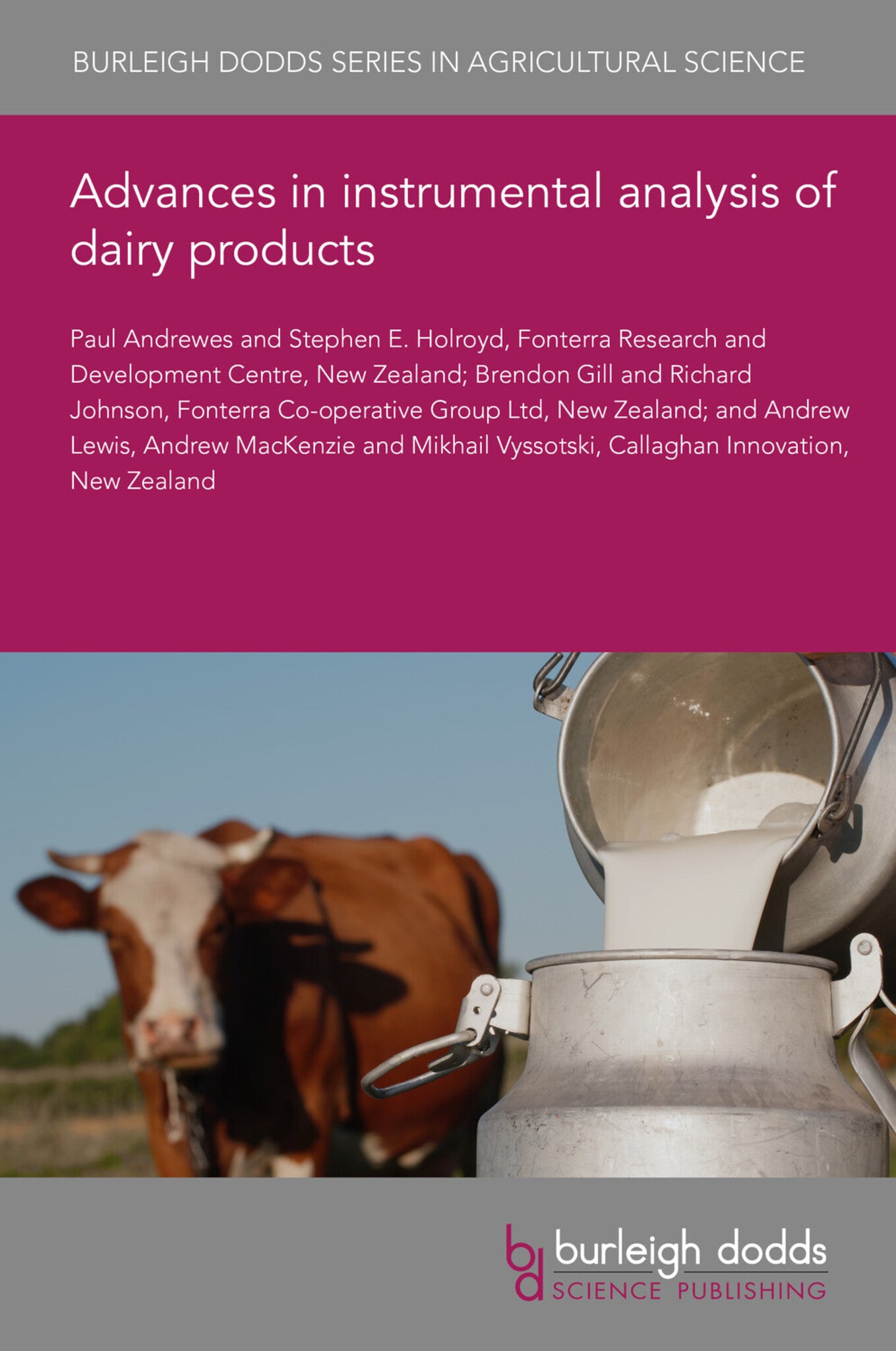 Cover image for Advances in instrumental analysis of dairy products ISBN 9781801464444