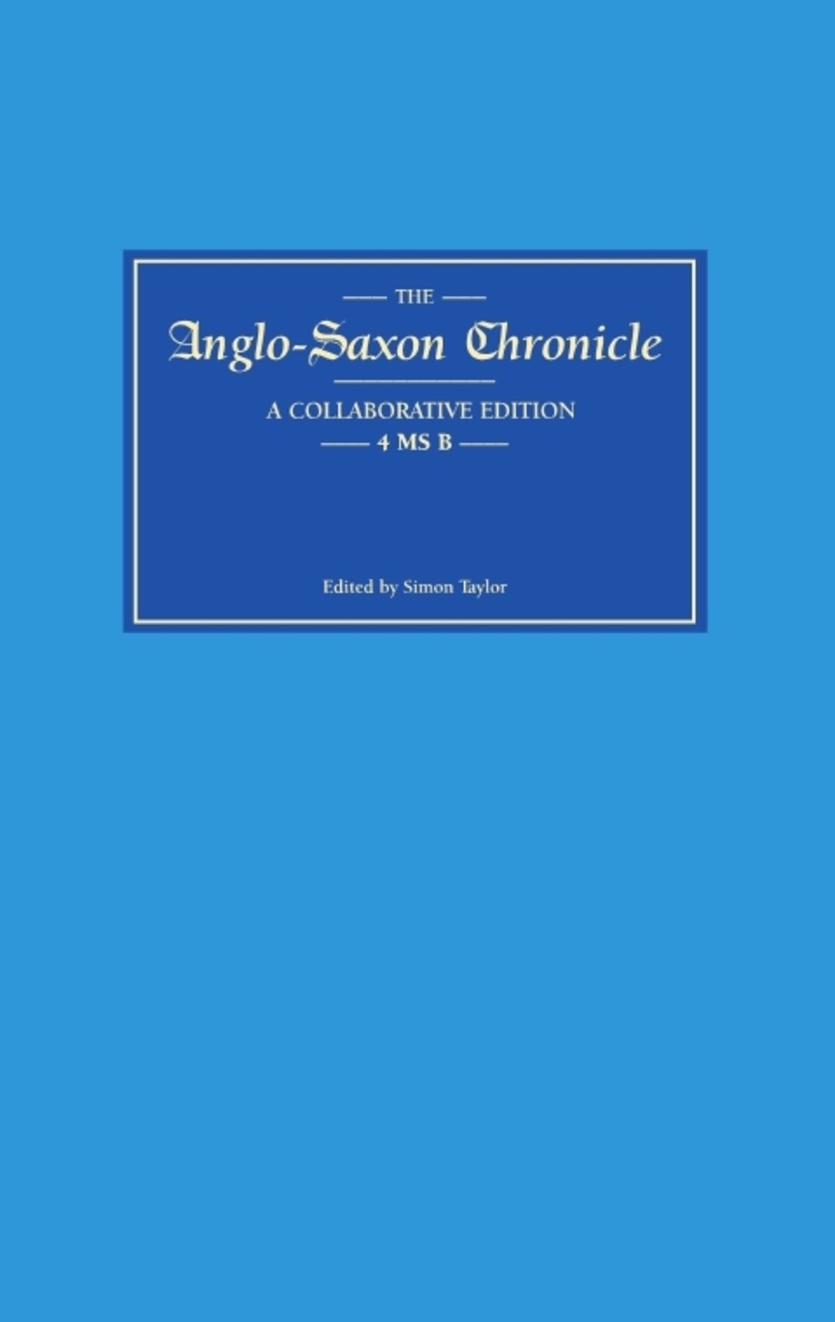 Anglo-Saxon Chronicle 4 MS B