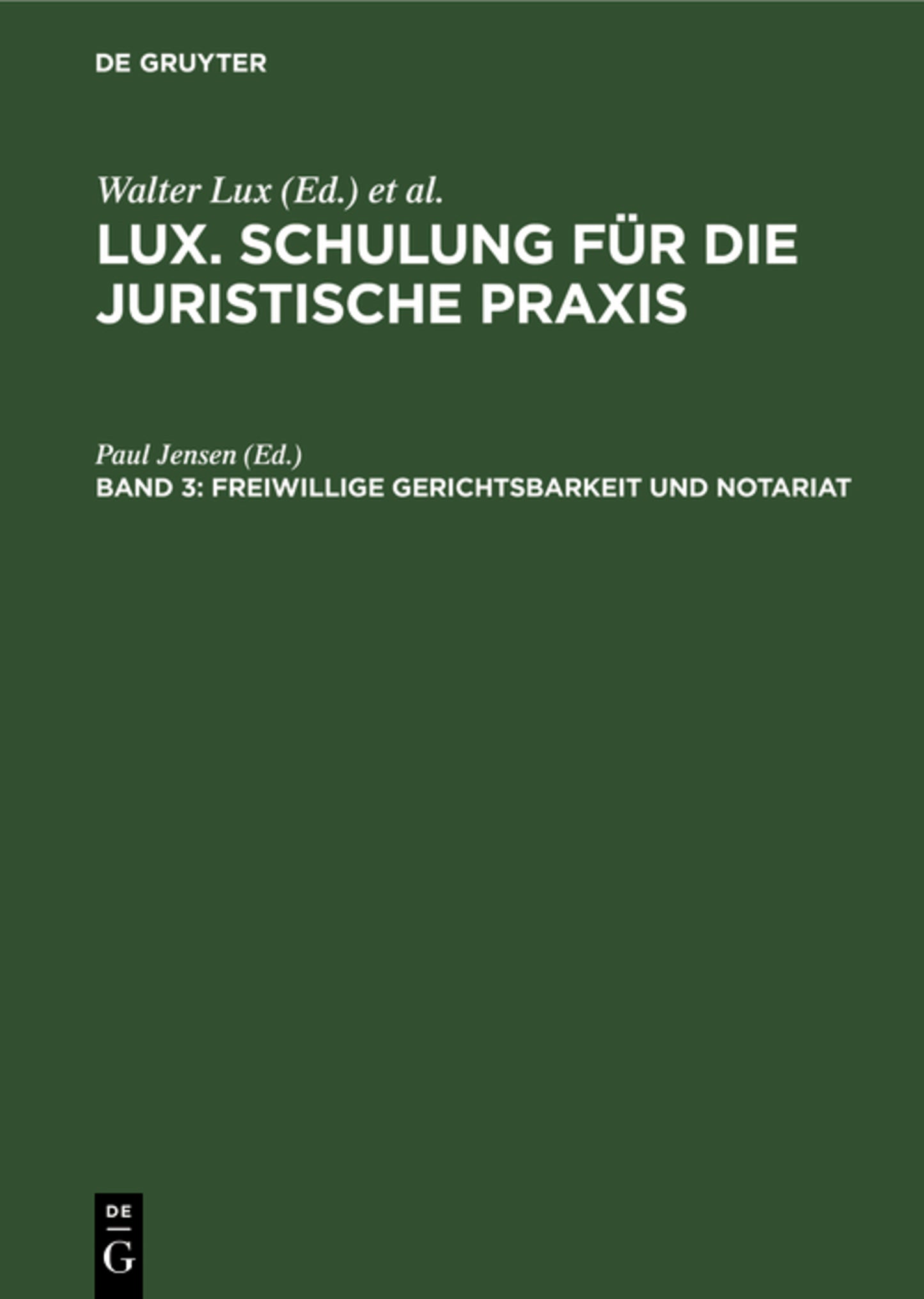 Freiwillige Gerichtsbarkeit und Notariat