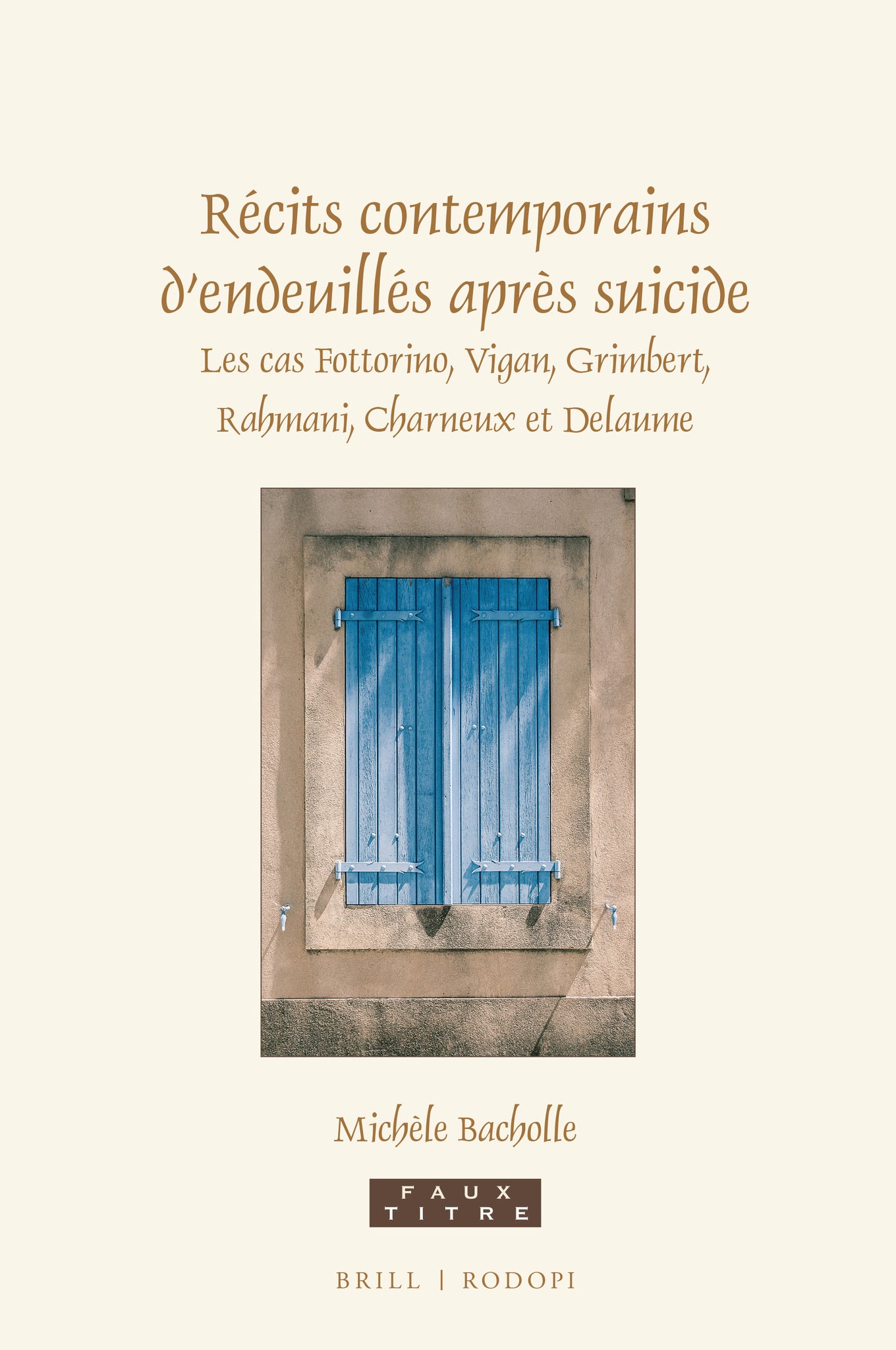 Récits contemporains d’endeuillés après suicide