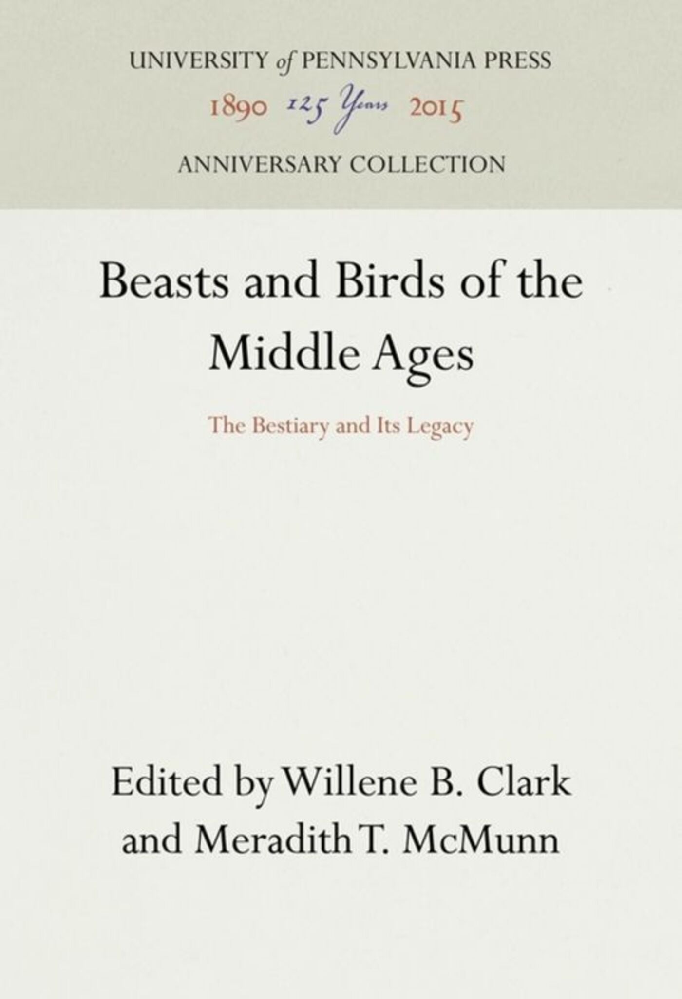 Cover image for Beasts and Birds of the Middle Ages ISBN 9781512805512