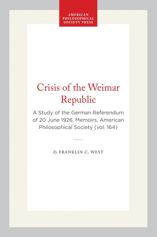 Crisis of the Weimar Republic
