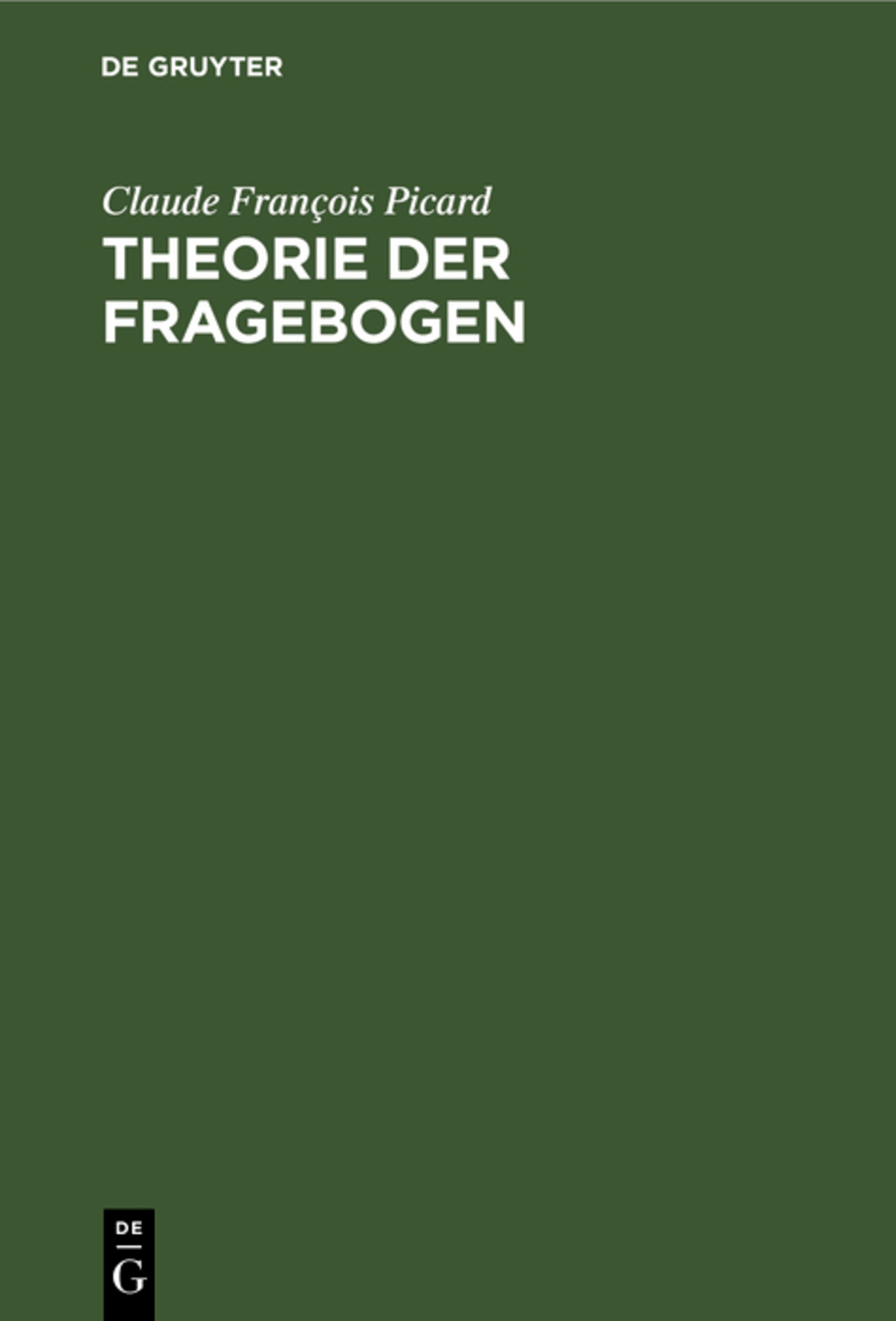Theorie der Fragebogen