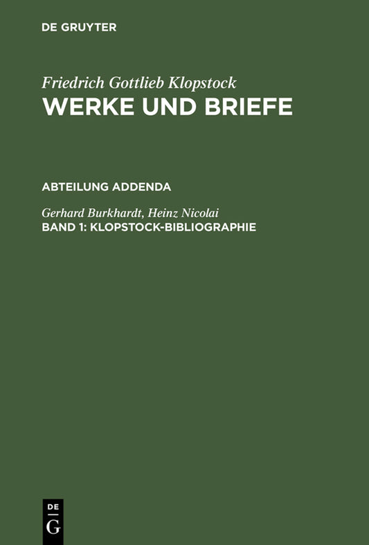 Klopstock-Bibliographie