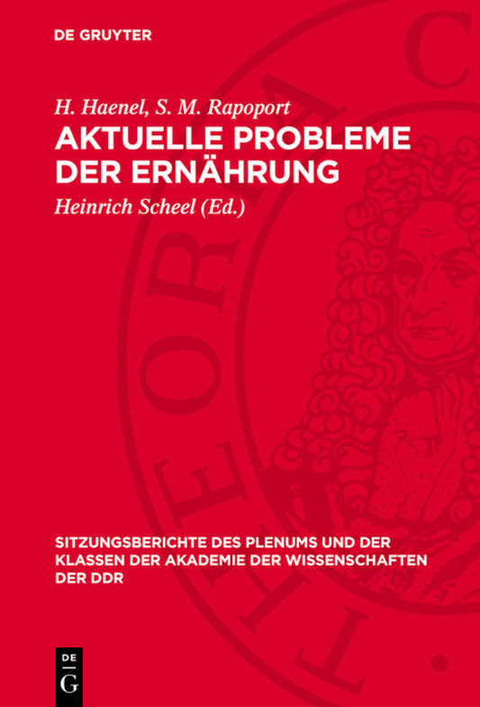 Aktuelle Probleme der Ernährung