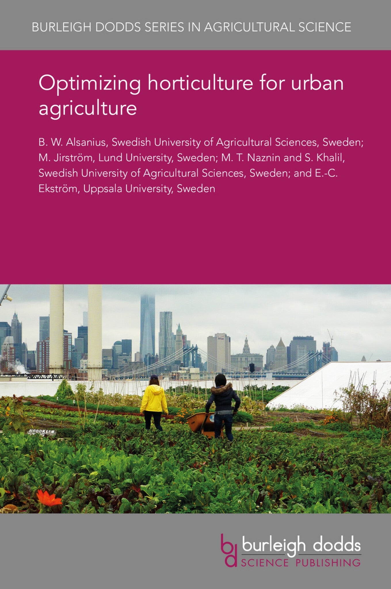 Cover image for Optimizing horticulture for urban agriculture ISBN 9781786766427