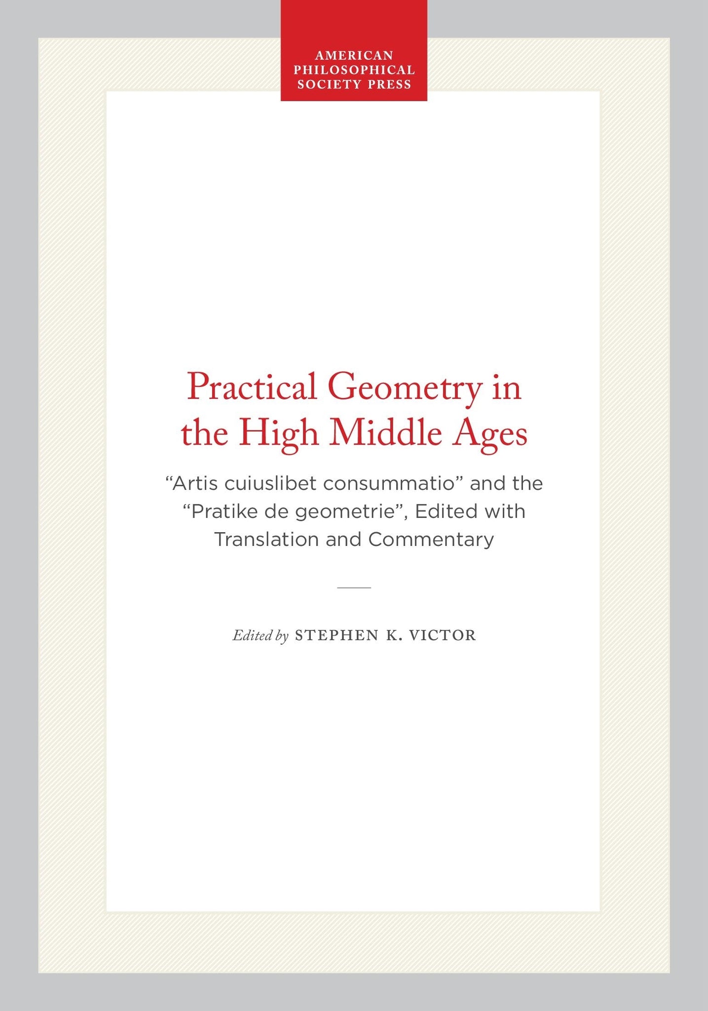 Practical Geometry in the High Middle Ages