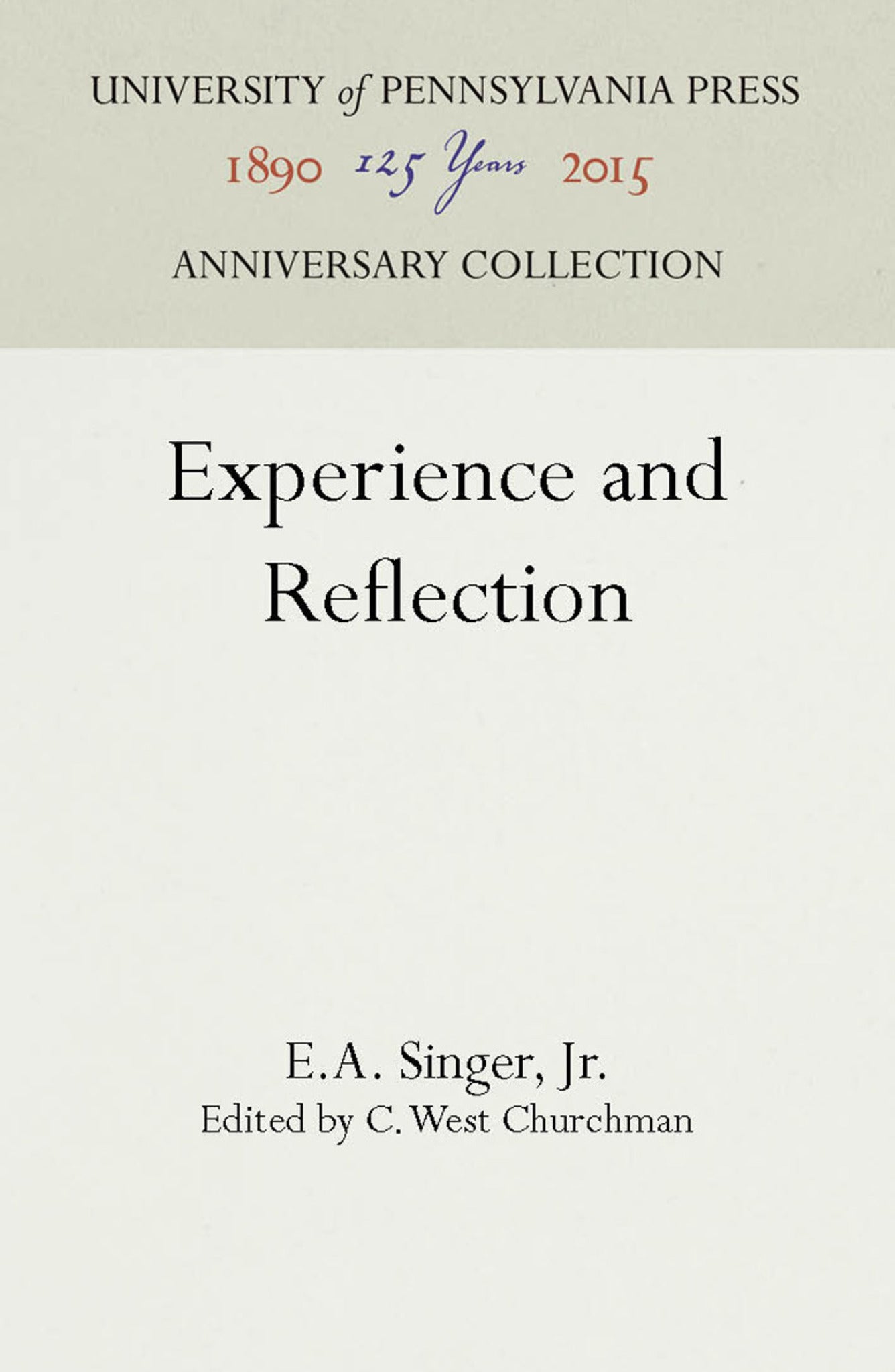 Experience and Reflection