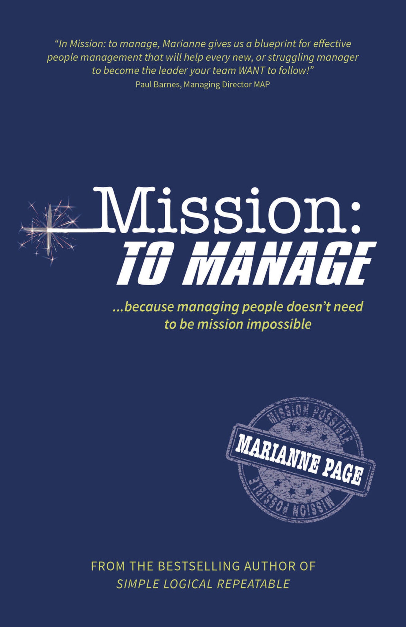 Cover image for Mission: To Manage ISBN 9781788601825