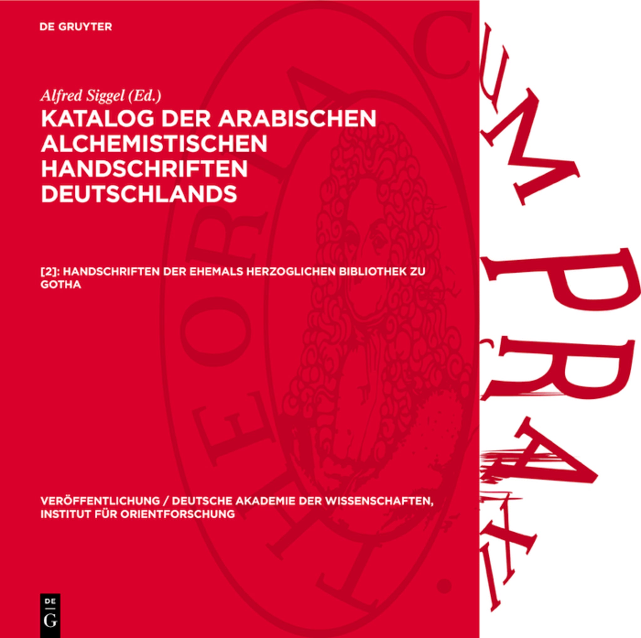 Handschriften der ehemals herzoglichen Bibliothek zu Gotha