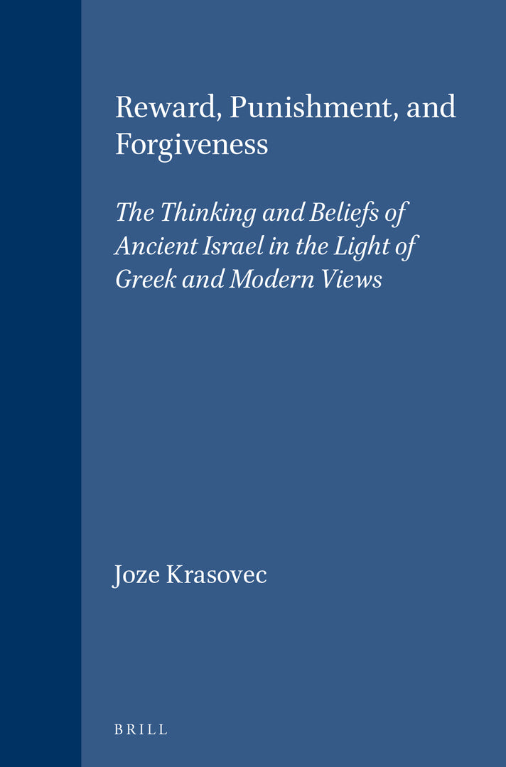 Cover image for Reward, Punishment, and Forgiveness ISBN 9789004114432