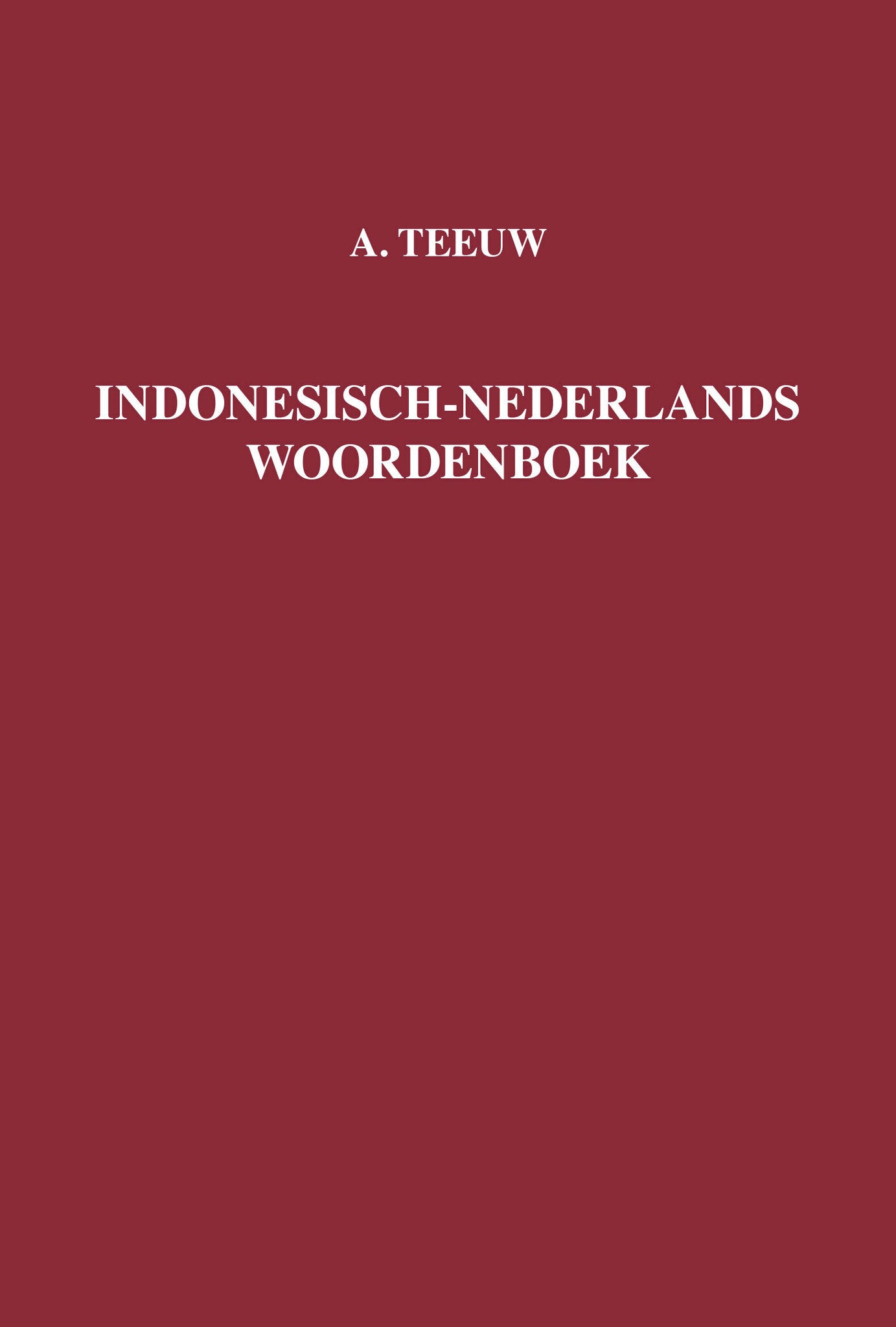 Indonesisch-Nederlands woordenboek