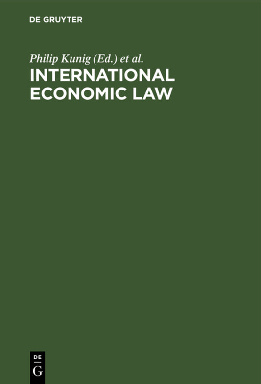International Economic Law