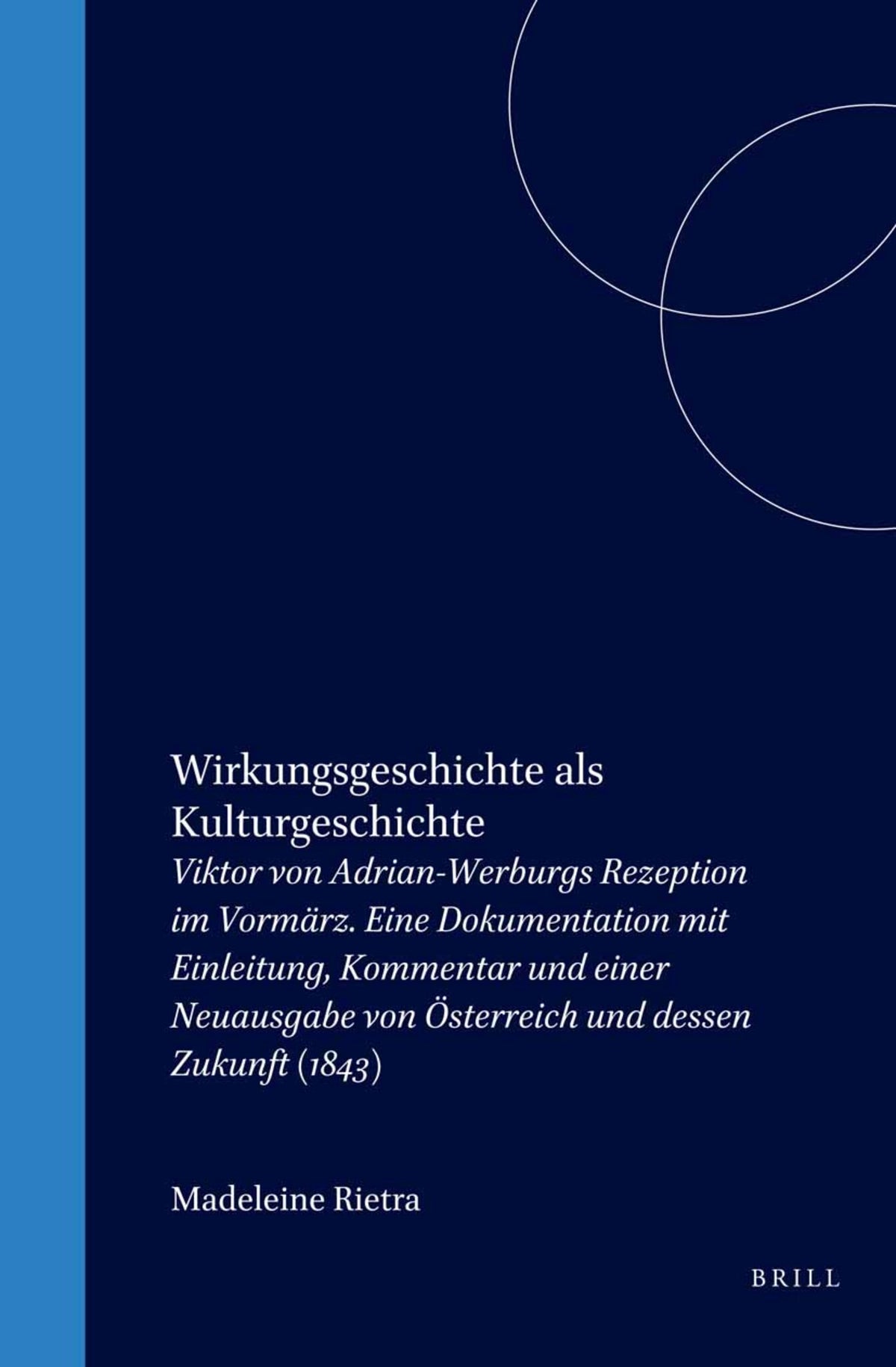 Wirkungsgeschichte als Kulturgeschichte