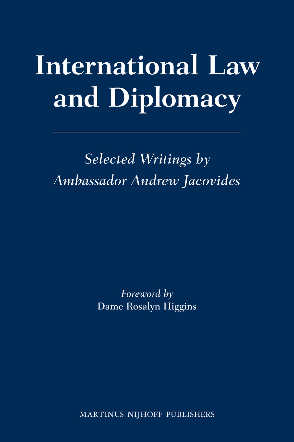 International Law and Diplomacy