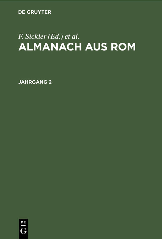 Almanach aus Rom. Jahrgang 2
