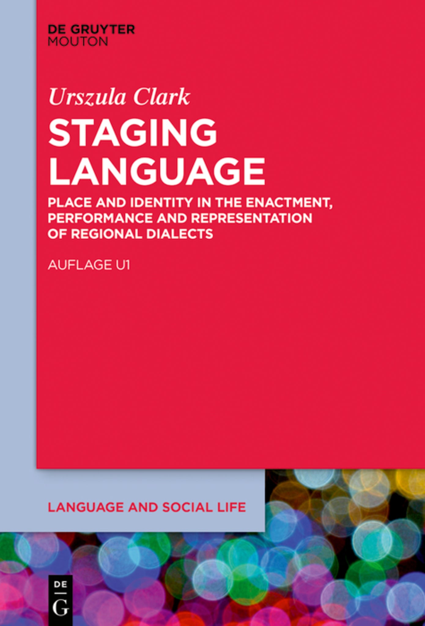 Cover image for Staging Language ISBN 9781501515415