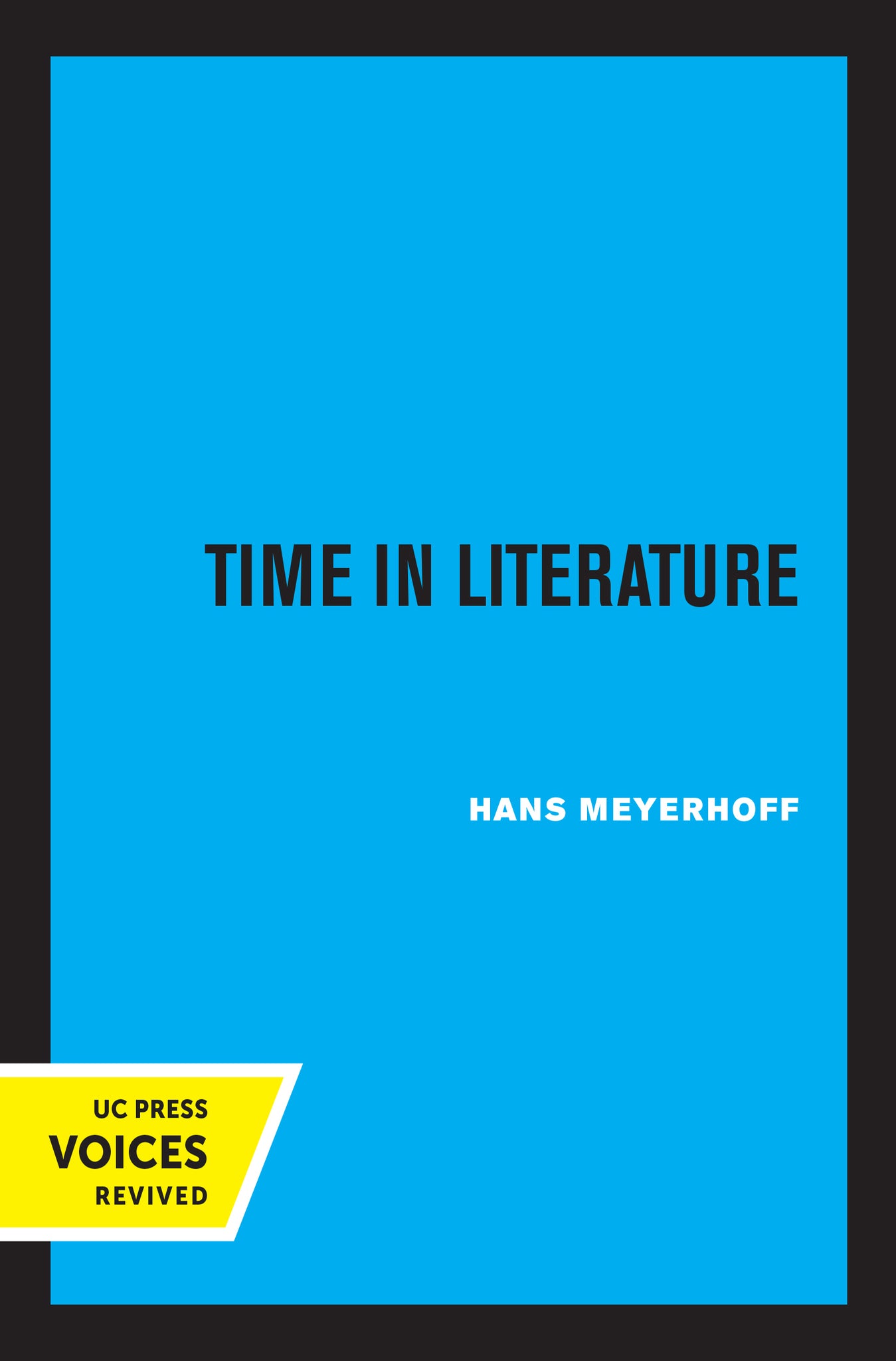 Cover image for Time in Literature ISBN 9780520317918
