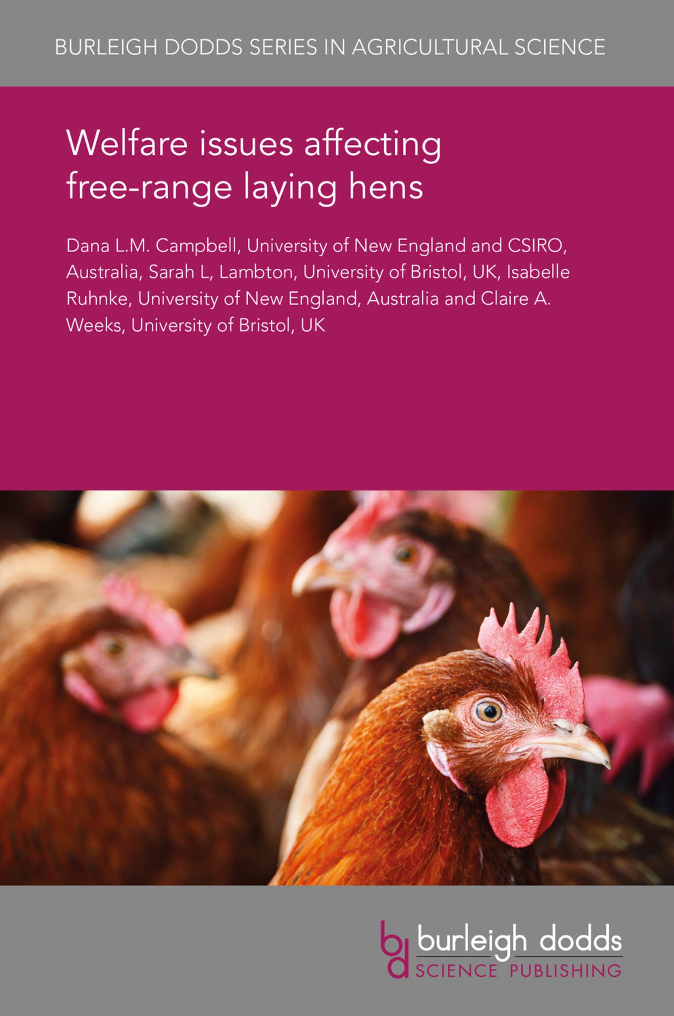 Cover image for Welfare issues affecting free-range laying hens ISBN 9781838790967