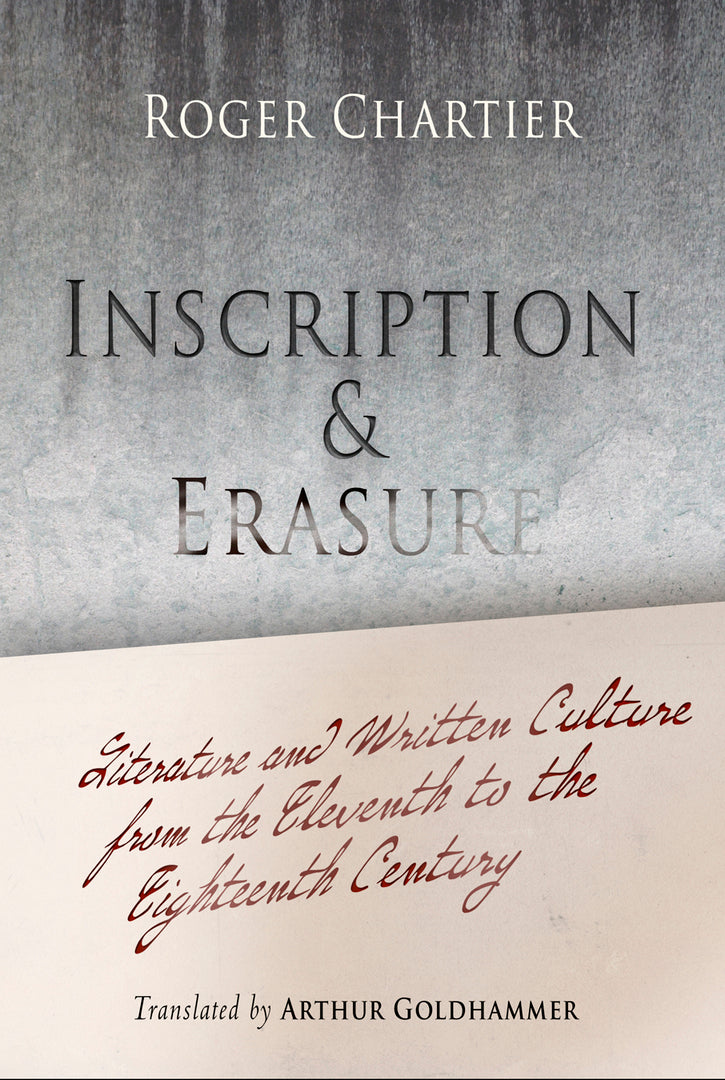 Cover image for Inscription and Erasure ISBN 9780812220469