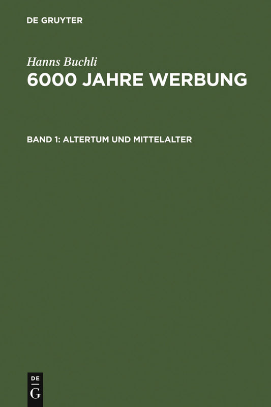 Altertum und Mittelalter