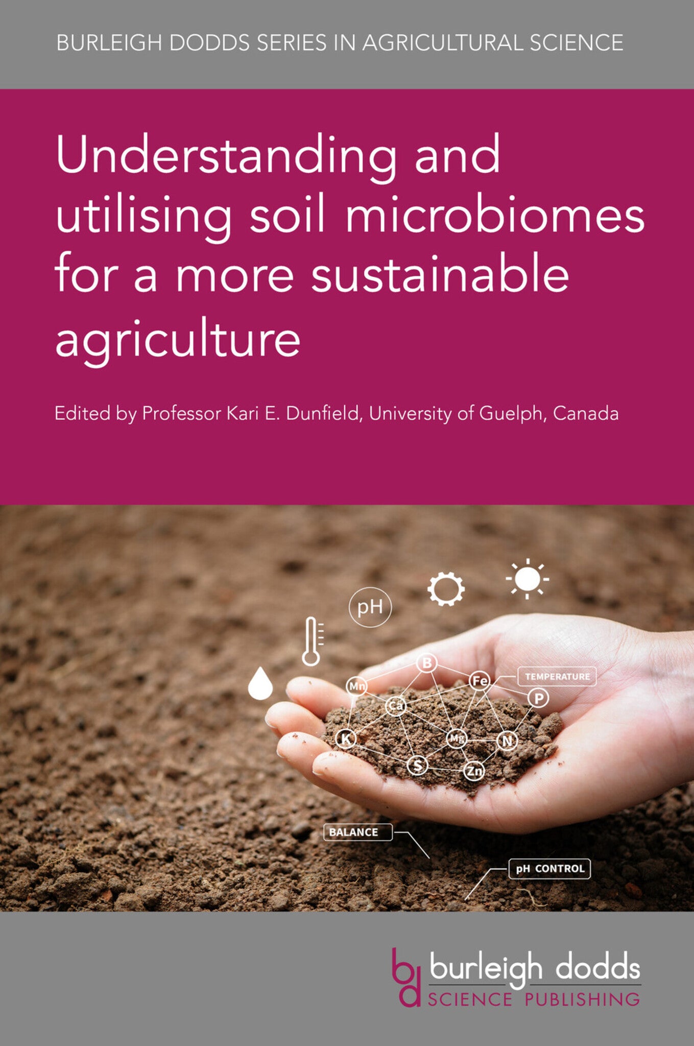 Cover image for Understanding and utilising soil microbiomes for a more sustainable agriculture ISBN 9781801464765