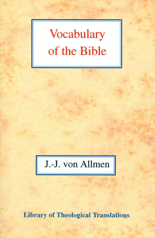 Vocabulary of the Bible