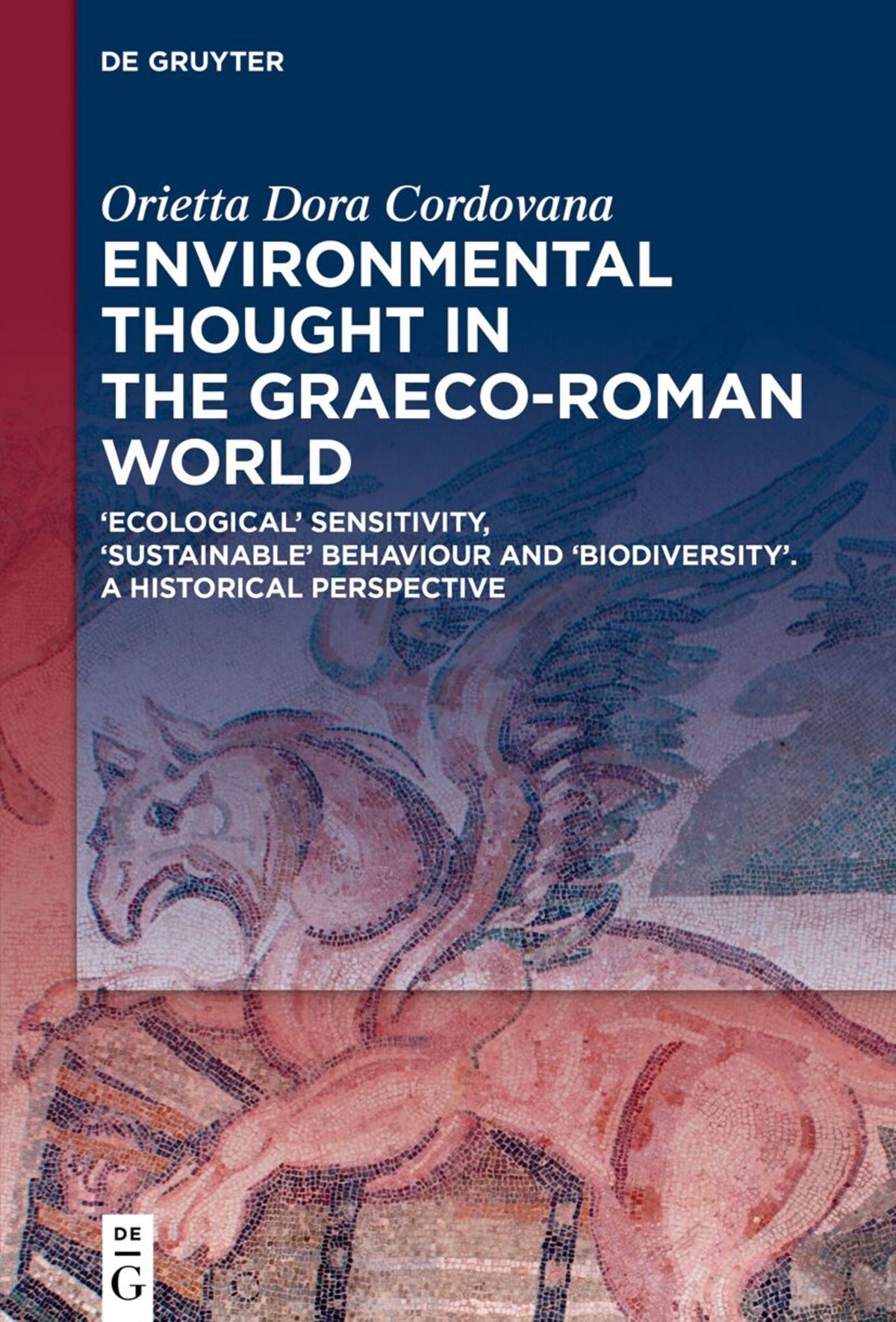Cover image for Environmental Thought in the Graeco-Roman World ISBN 9783111152042